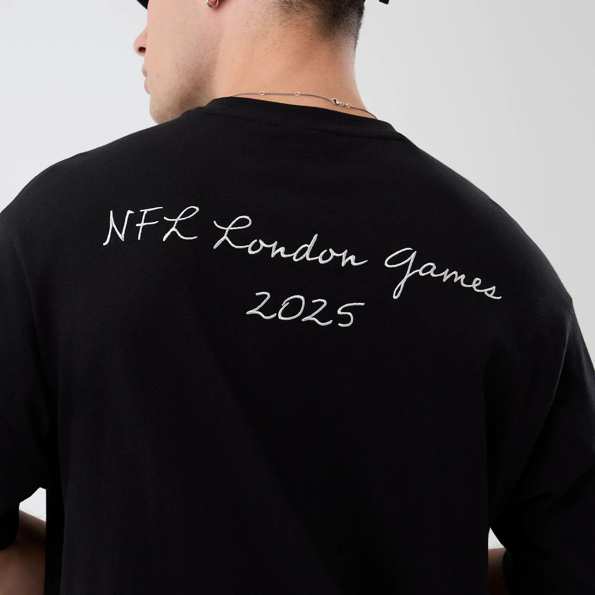 Jacksonville Jaguars NFL International Series Games Black Oversized T-Shirt - Image 7