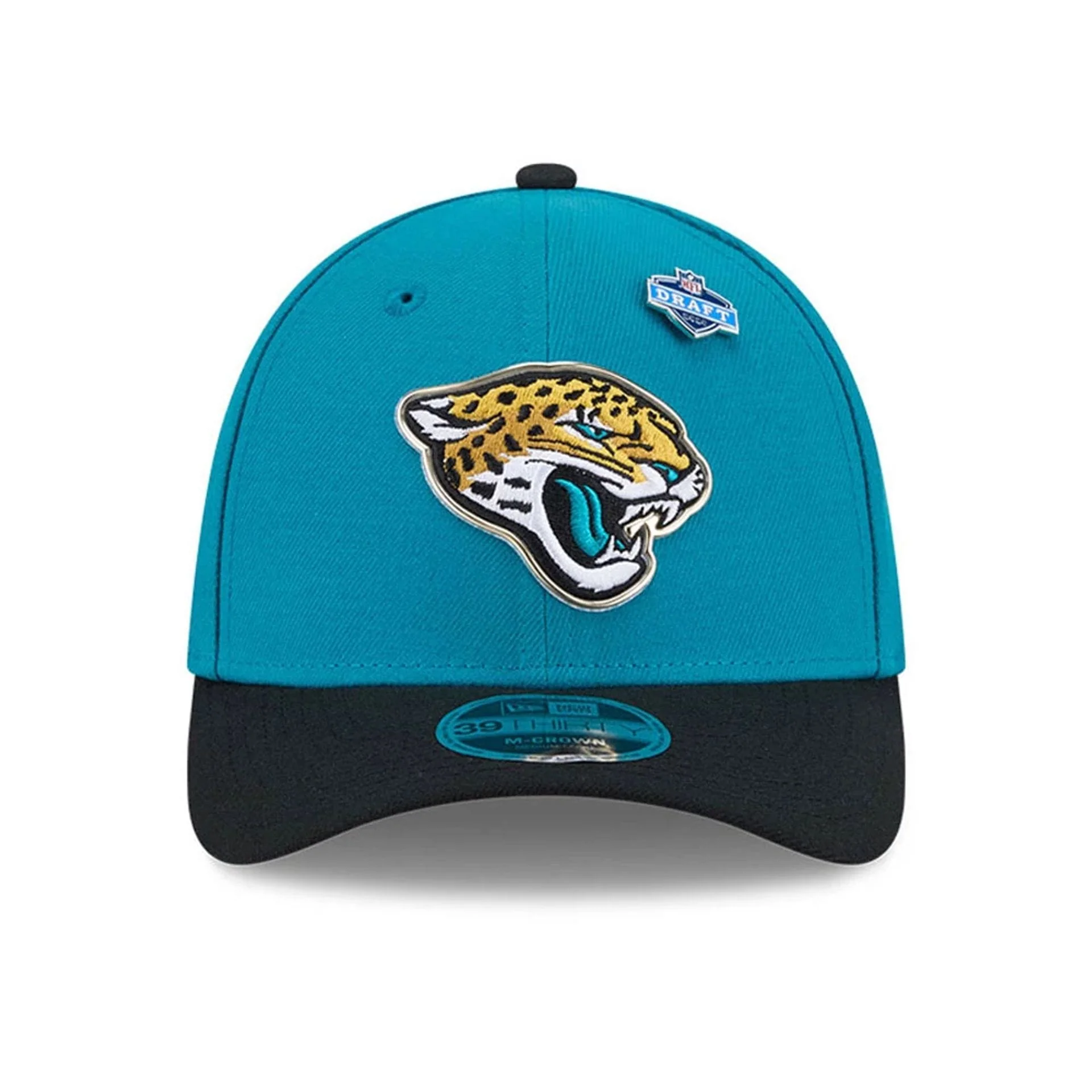 Jaguars NFL Draft 2026 Turquoise 39THIRTY M-Crown Stretch Fit Cap - Image 3