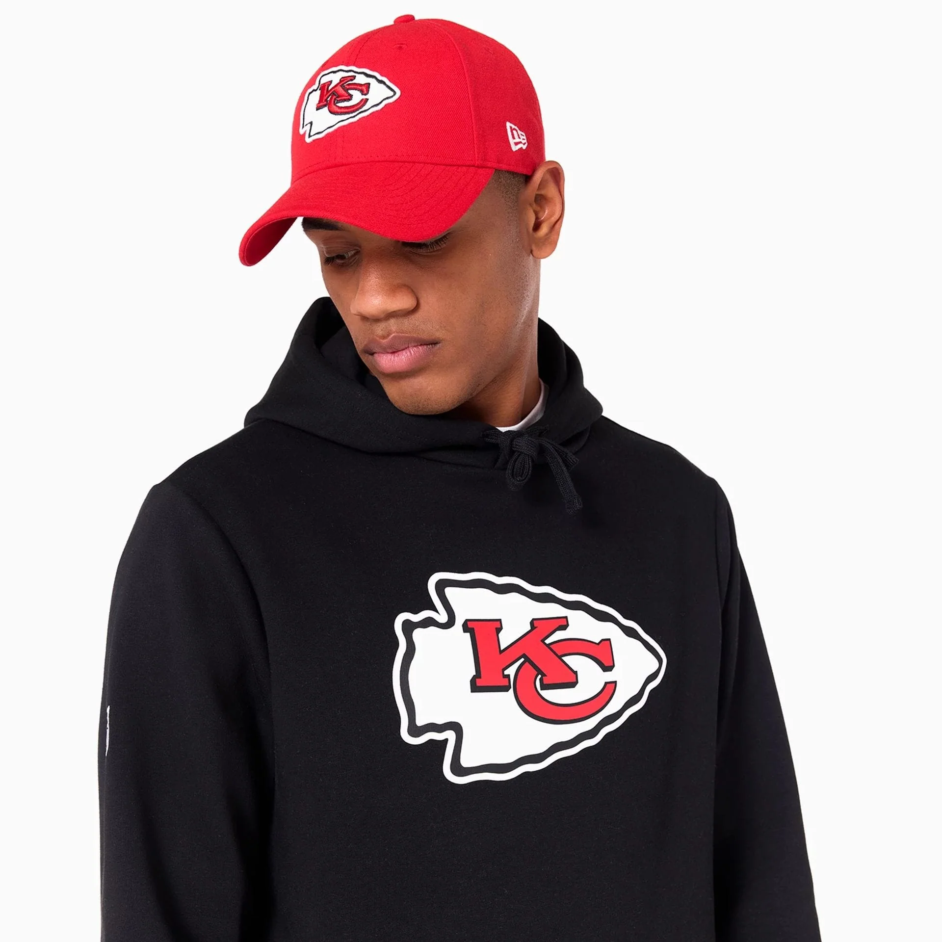 Kansas City Chiefs NFL Black Pullover Hoodie - Image 3