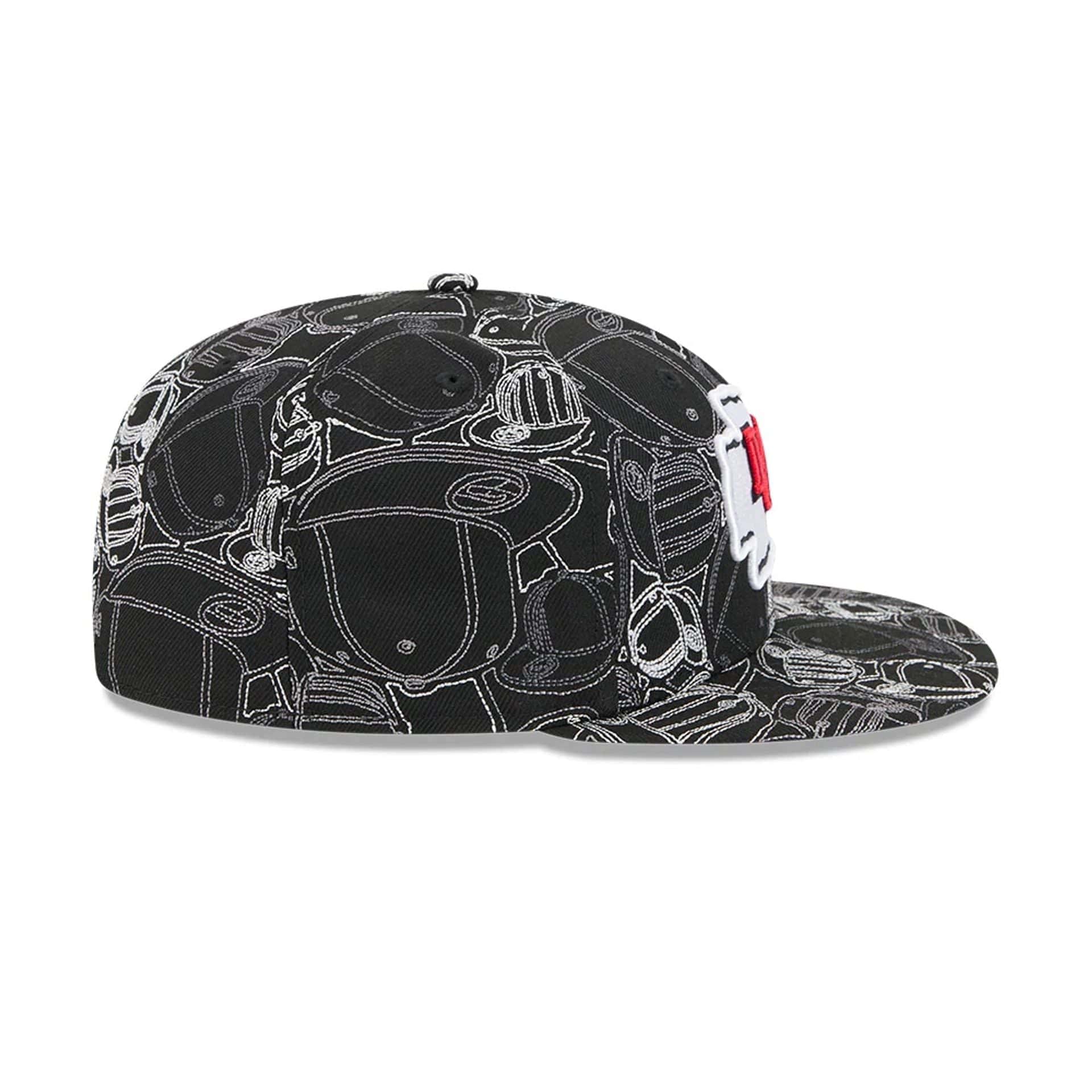 Kansas City Chiefs NFL Cap Scramble Black 59FIFTY Fitted Cap - Image 6
