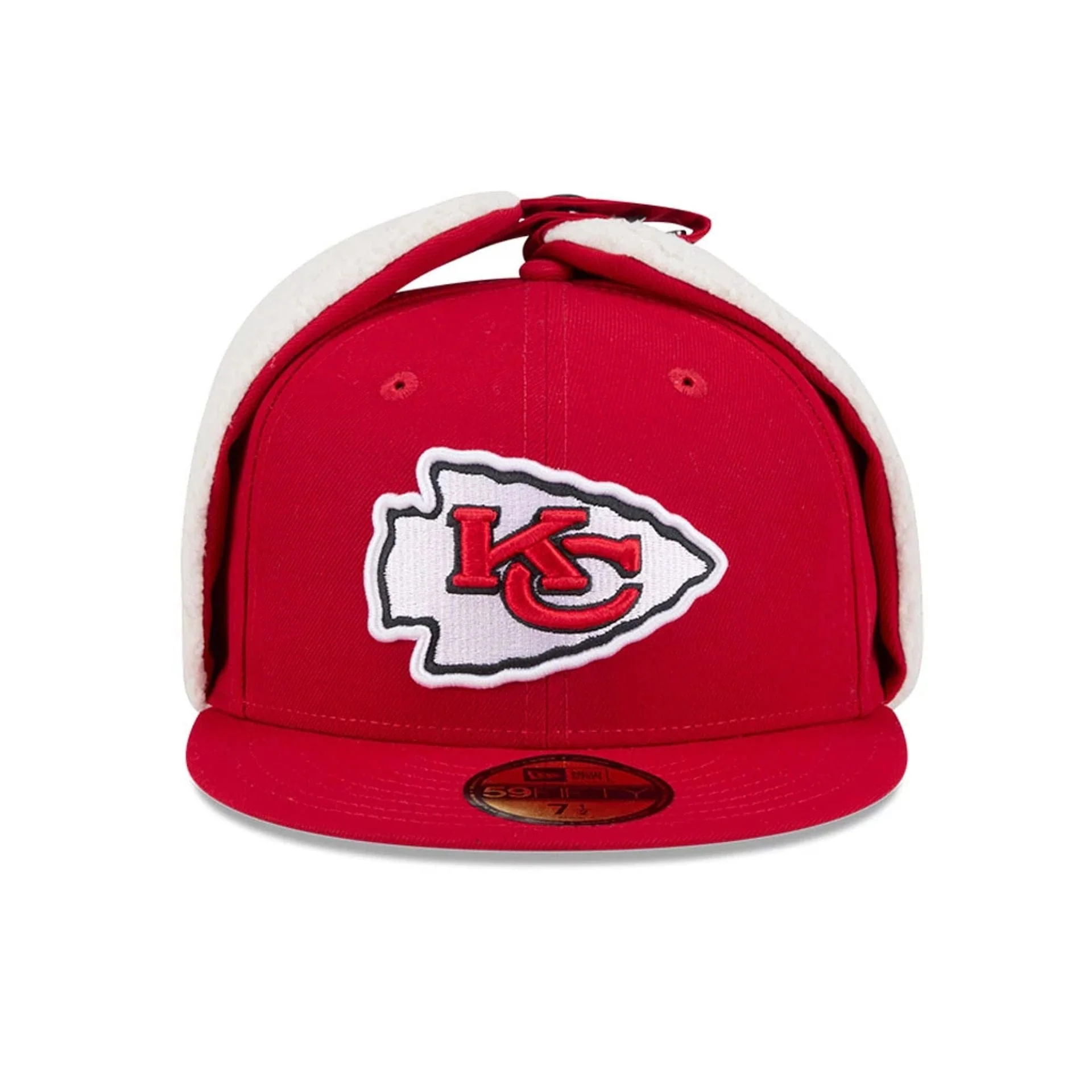 Kansas City Chiefs NFL Classic Red Dogear 59FIFTY Fitted Cap - Image 3