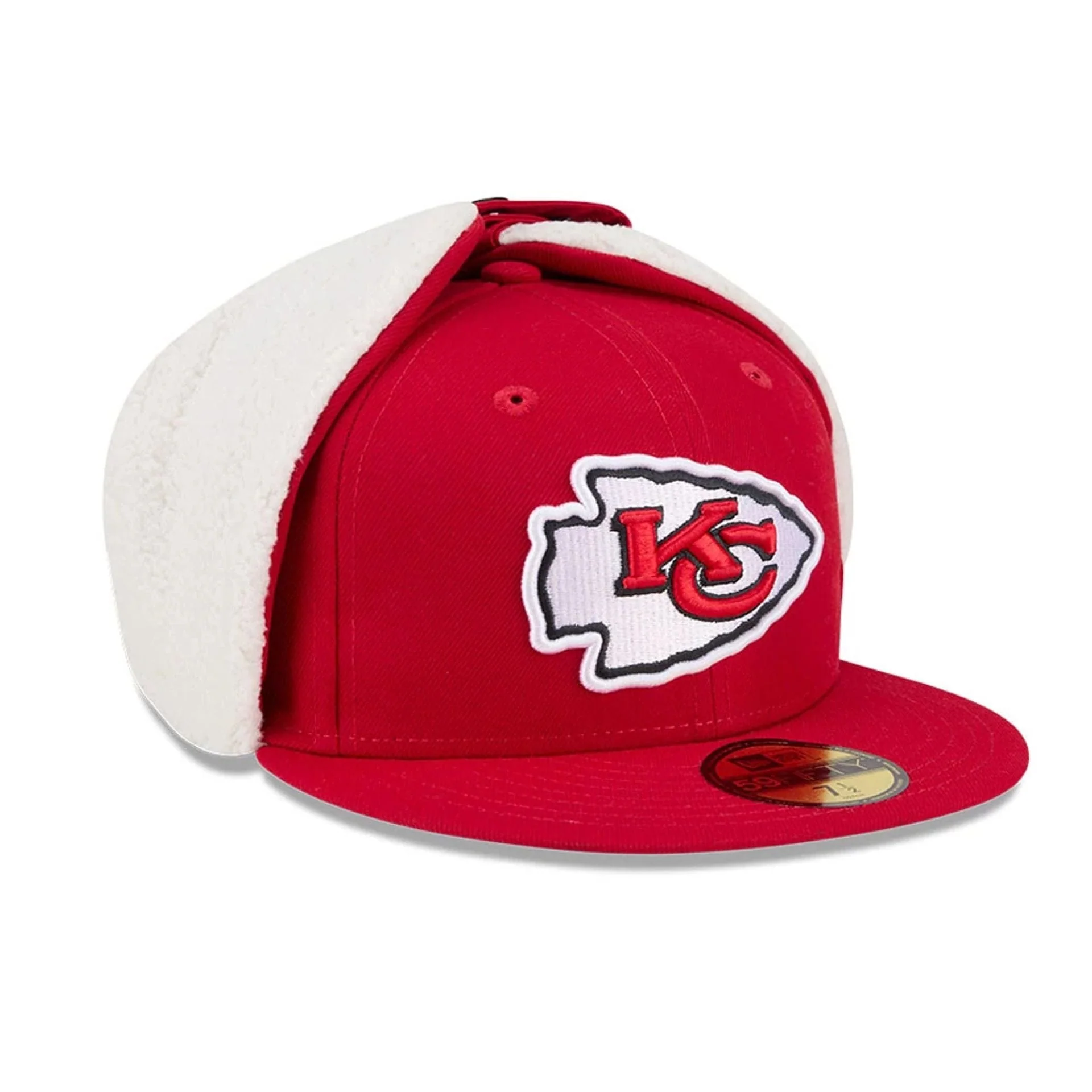 Kansas City Chiefs NFL Classic Red Dogear 59FIFTY Fitted Cap - Image 4