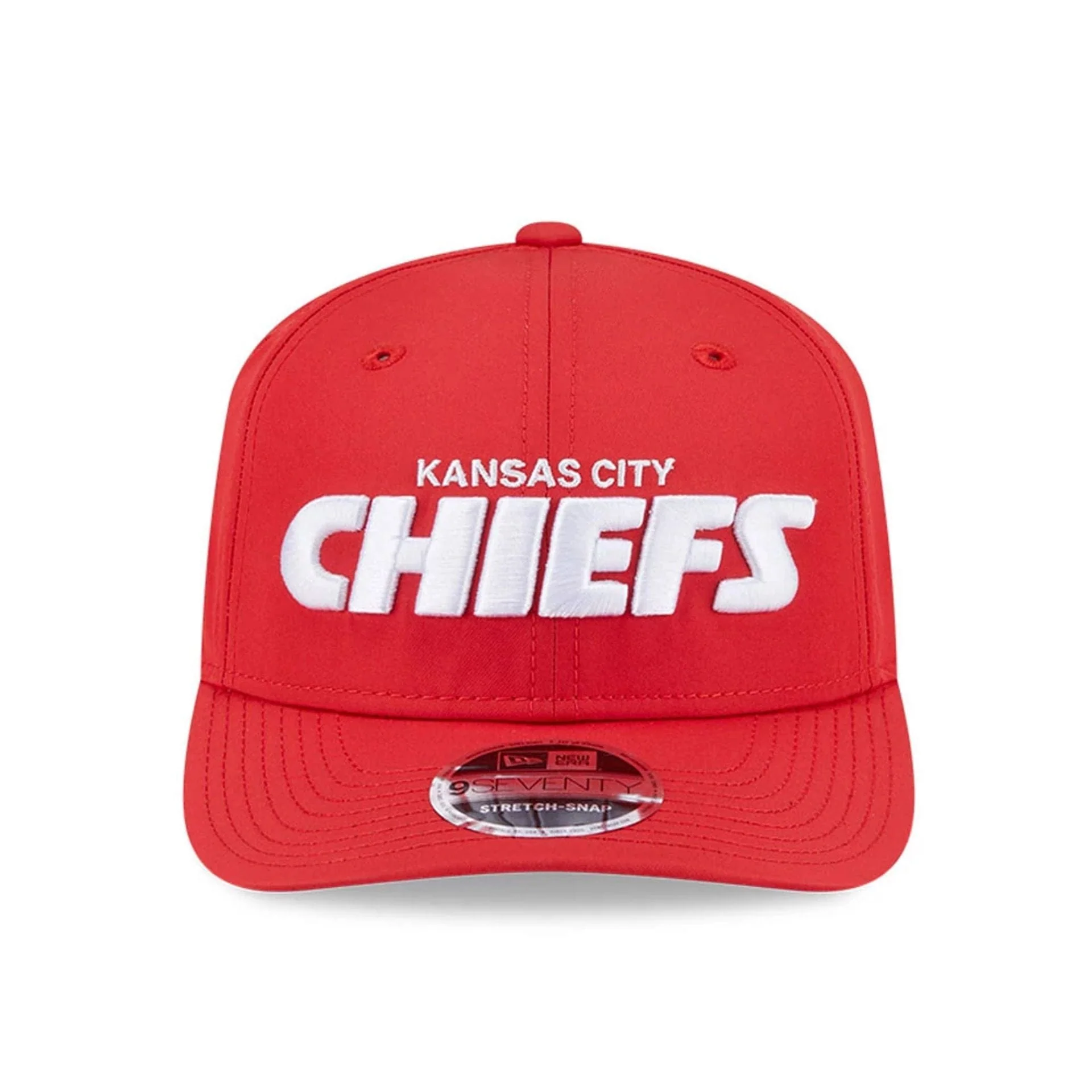Kansas City Chiefs NFL Coach Red 9SEVENTY Stretch Snap Adjustable Cap - Image 3