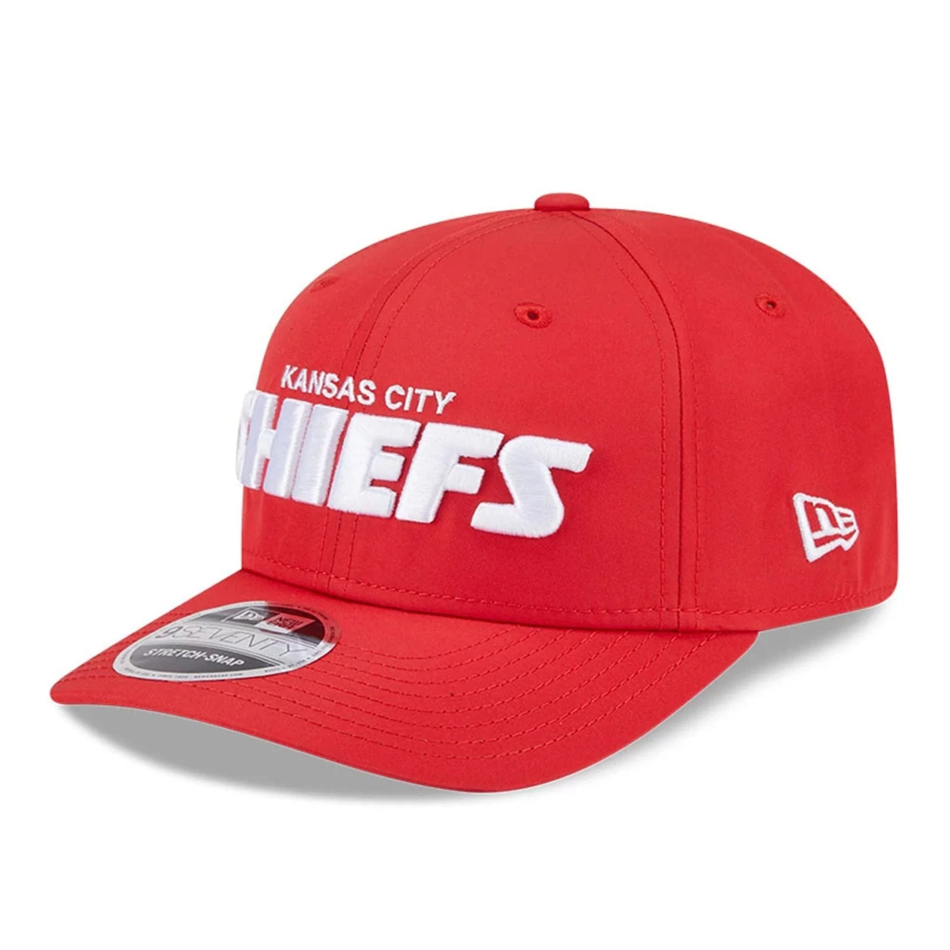 Kansas City Chiefs NFL Coach Red 9SEVENTY Stretch Snap Adjustable Cap - Image 4