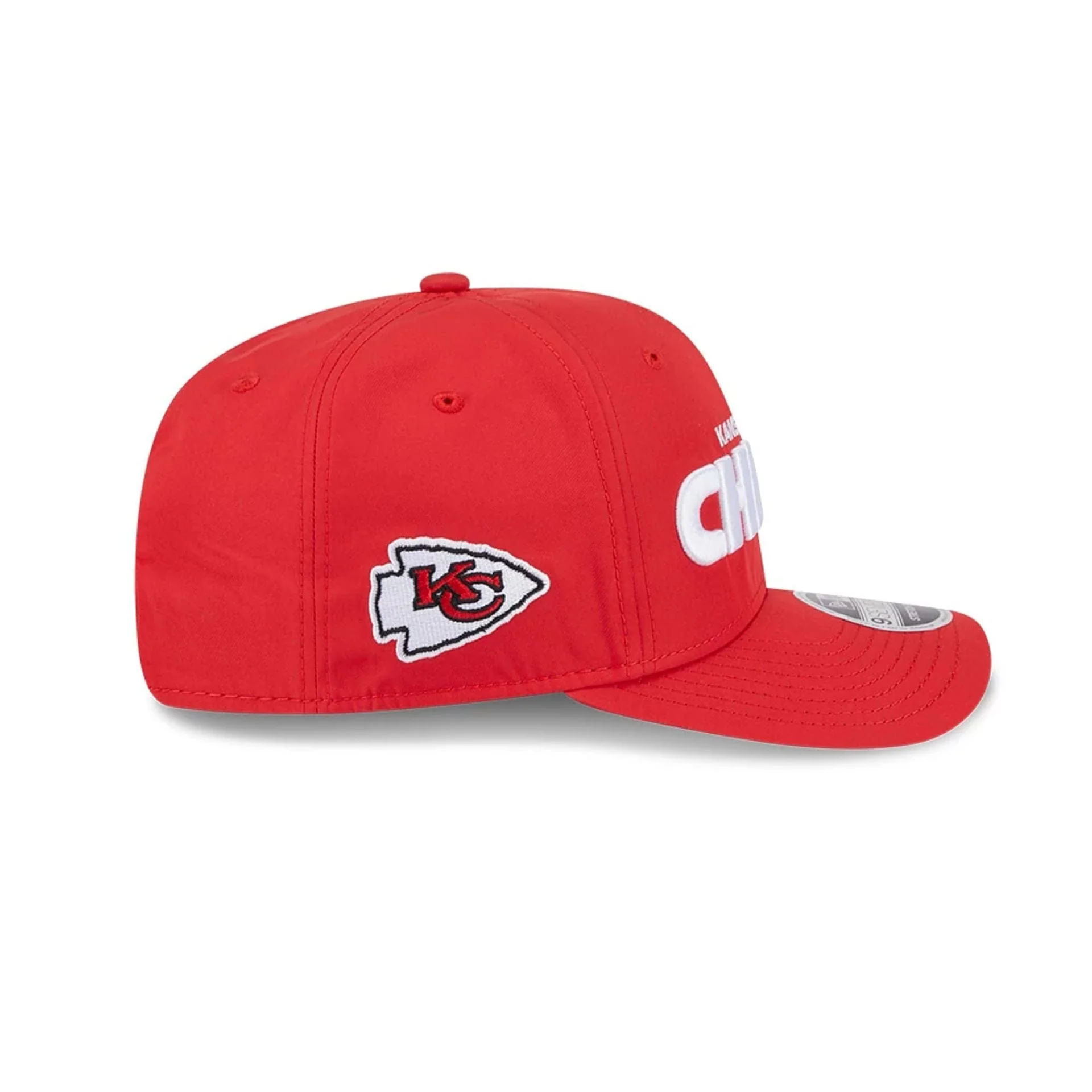 Kansas City Chiefs NFL Coach Red 9SEVENTY Stretch Snap Adjustable Cap - Image 5