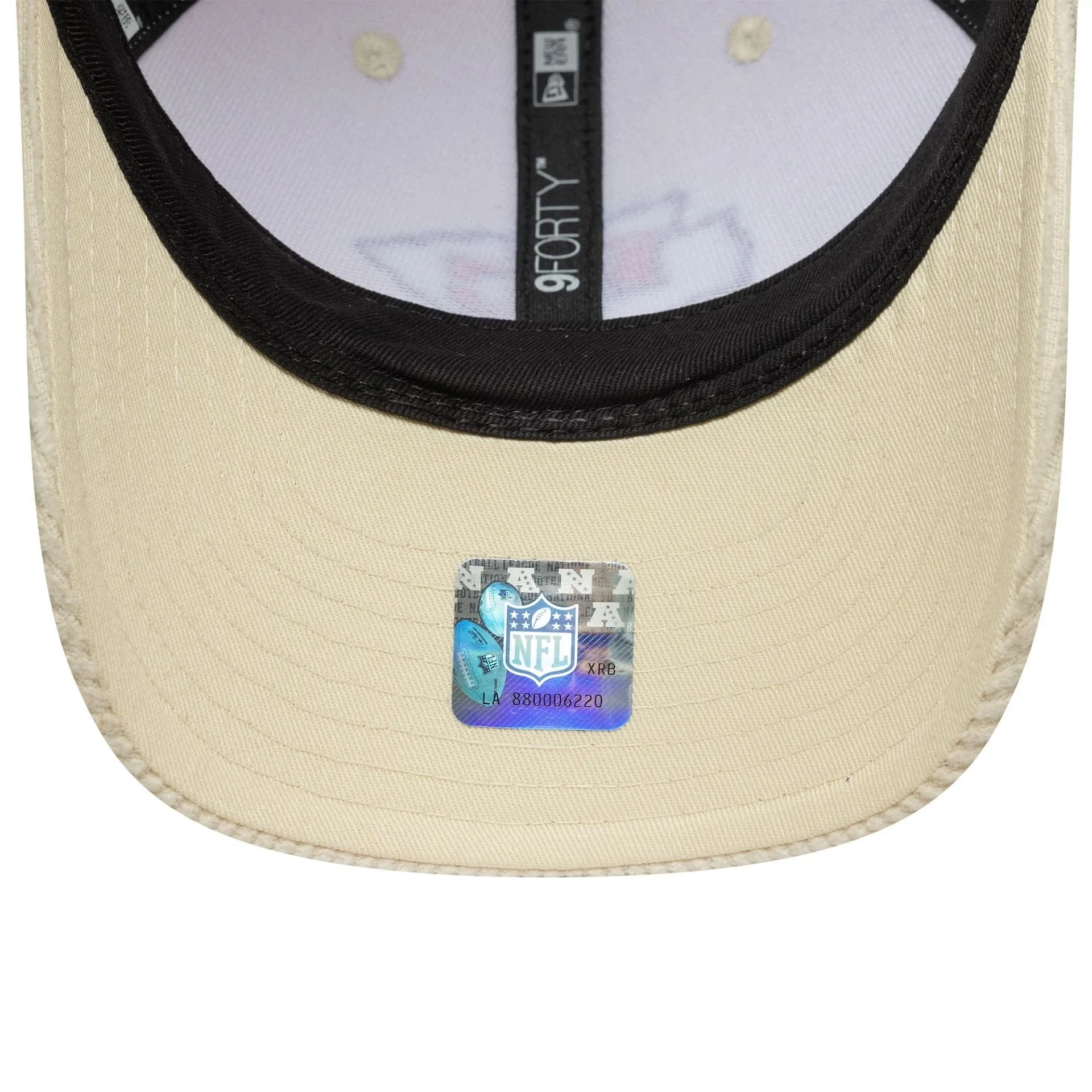 Kansas City Chiefs NFL Cord Cream 9FORTY M-Crown Adjustable Cap - Image 5