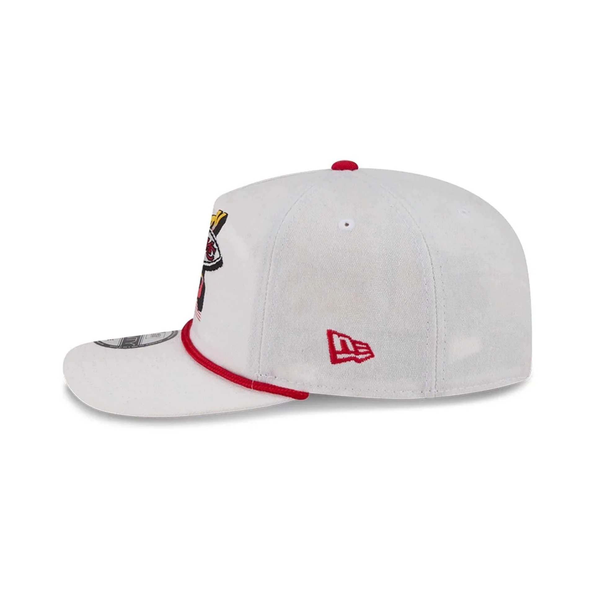 Kansas City Chiefs NFL Duck Cloth White 19TWENTY Adjustable Cap - Image 5