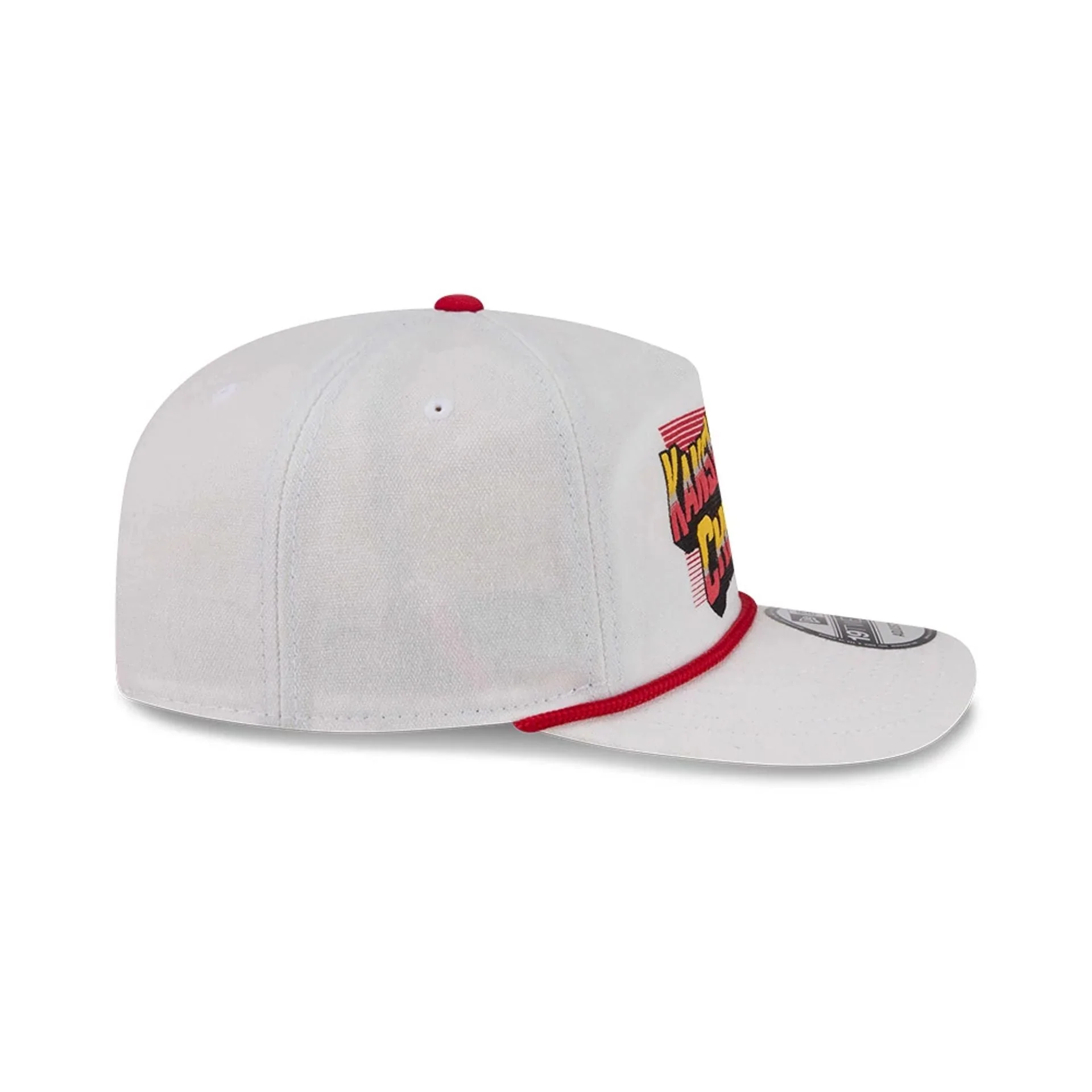 Kansas City Chiefs NFL Duck Cloth White 19TWENTY Adjustable Cap - Image 6