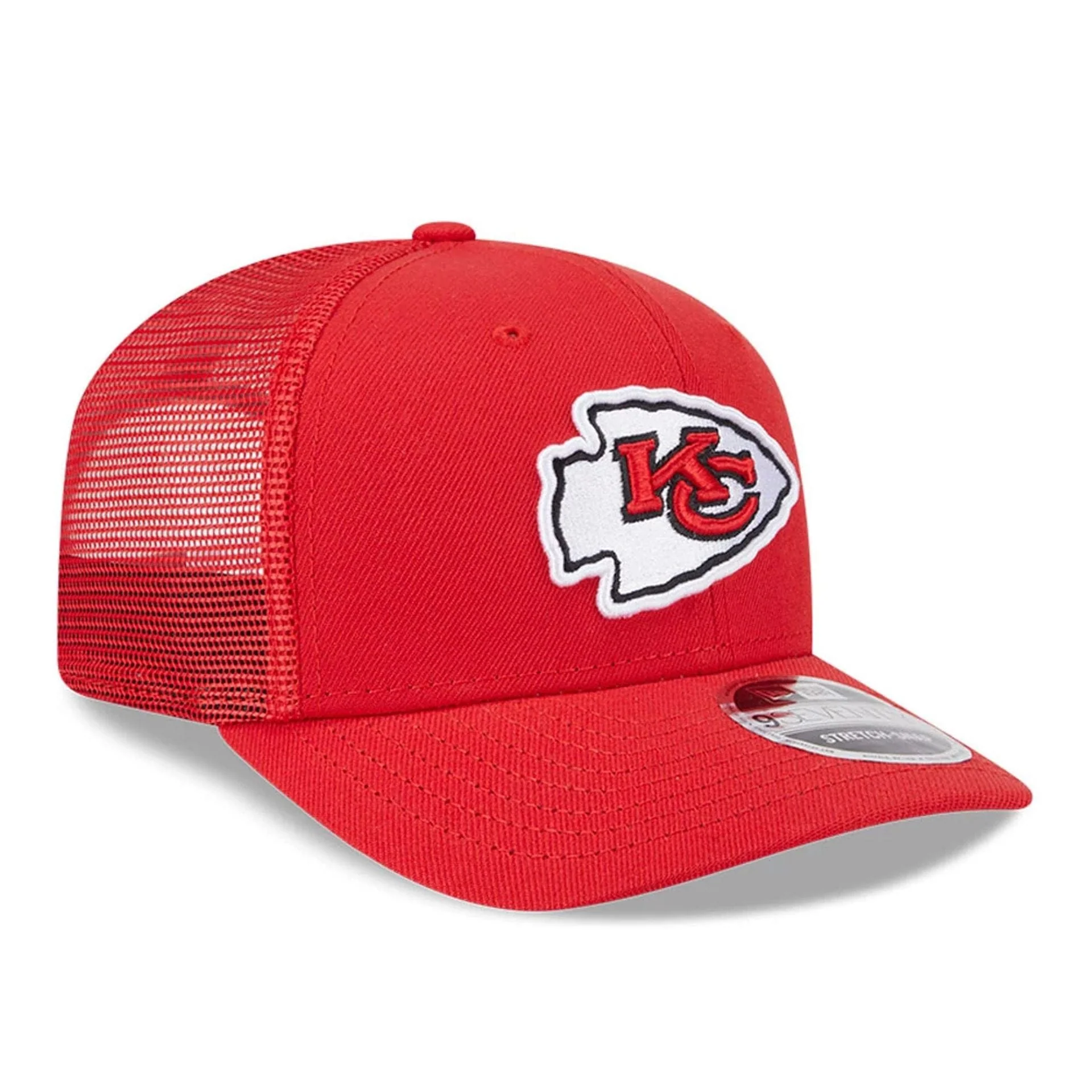 Kansas City Chiefs NFL Evergreen Red 9SEVENTY Stretch Snap Adjustable Cap - Image 4