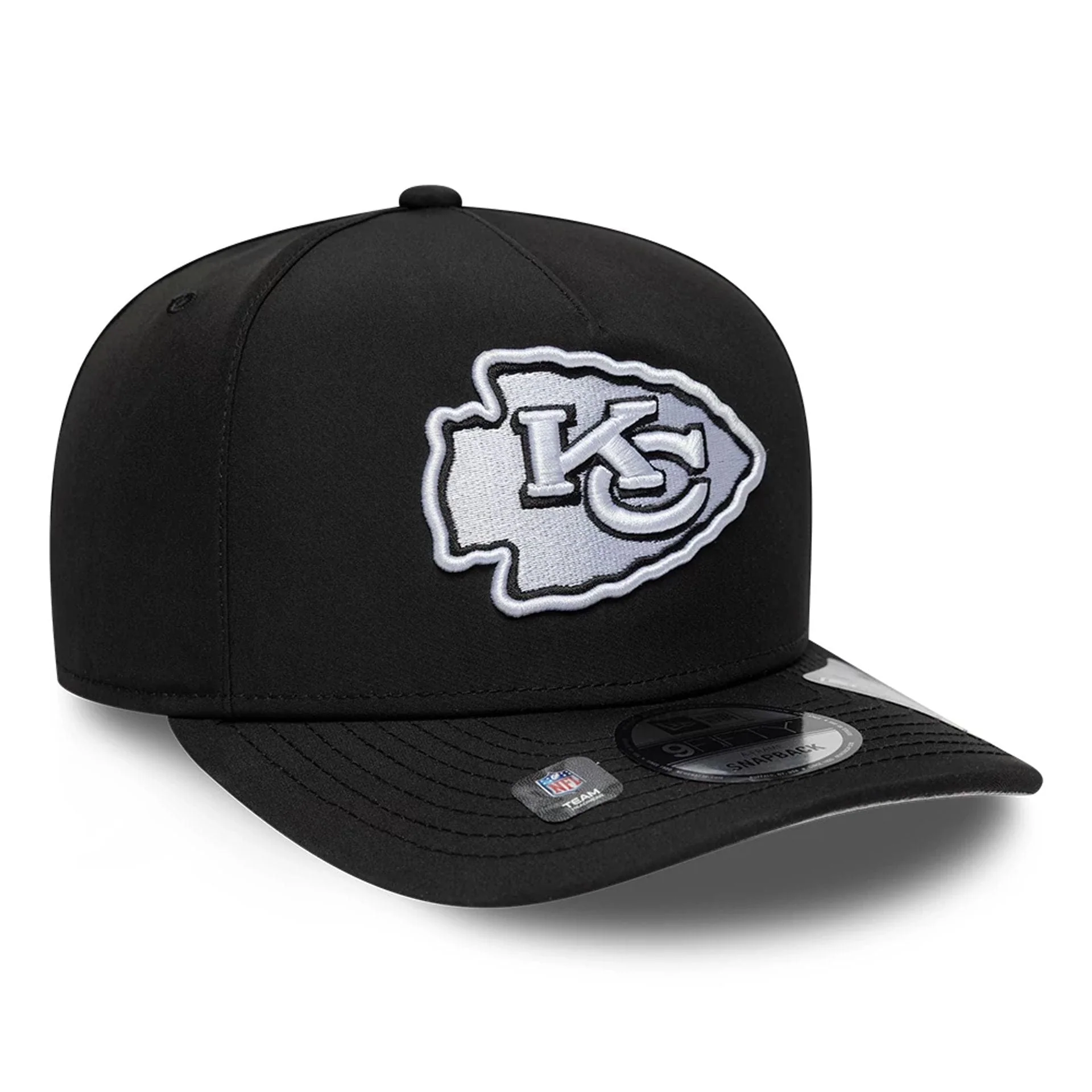 Kansas City Chiefs NFL Gore-Tex Black 9FIFTY A-Frame Snapback Adjustable Cap - Image 4