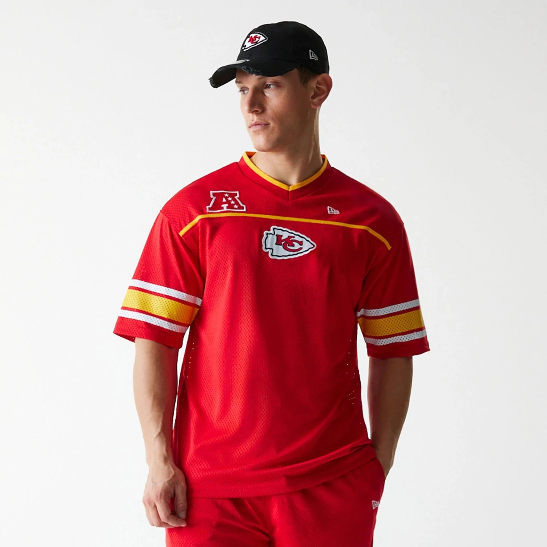 Kansas City Chiefs NFL Mesh Red Jersey - Image 3