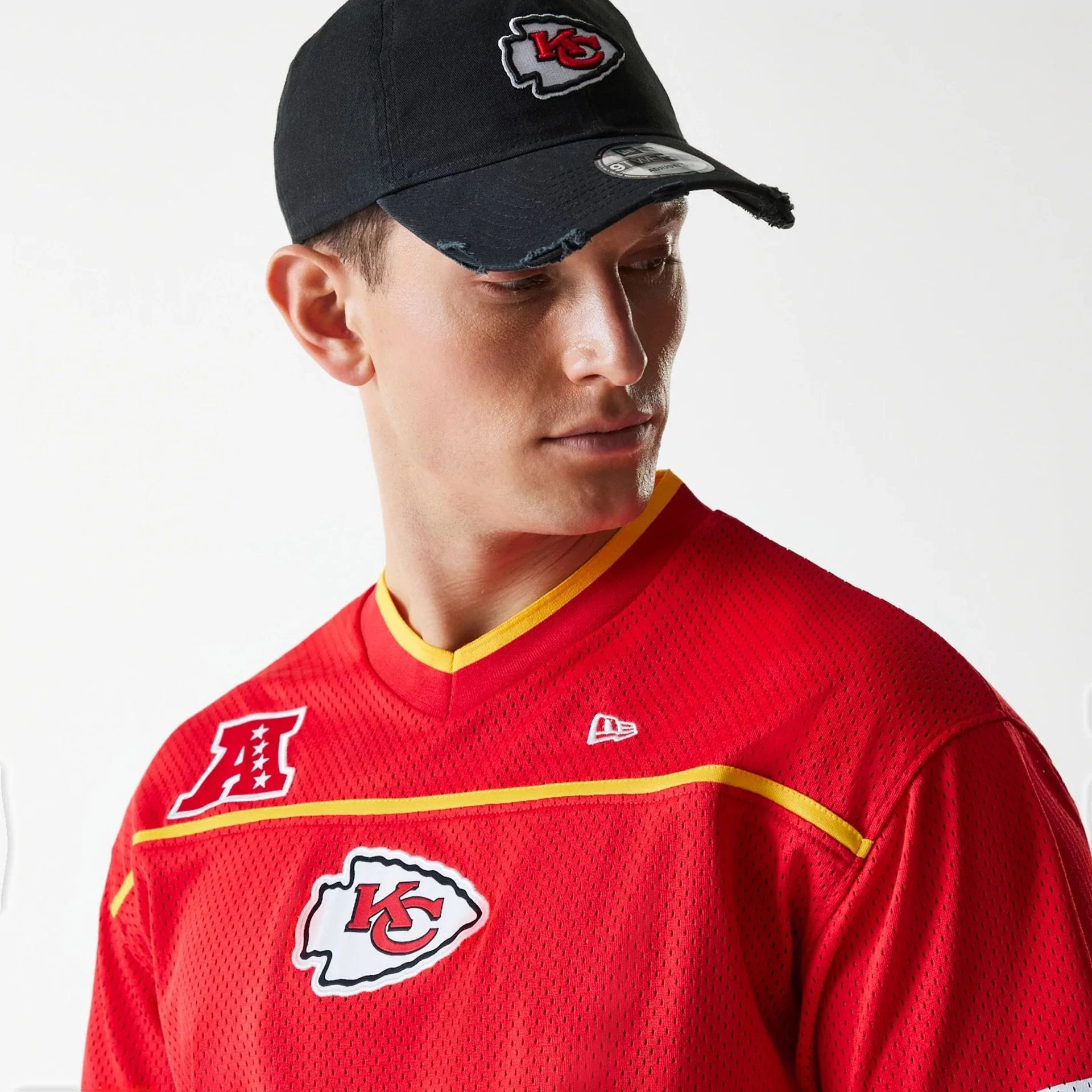 Kansas City Chiefs NFL Mesh Red Jersey - Image 4