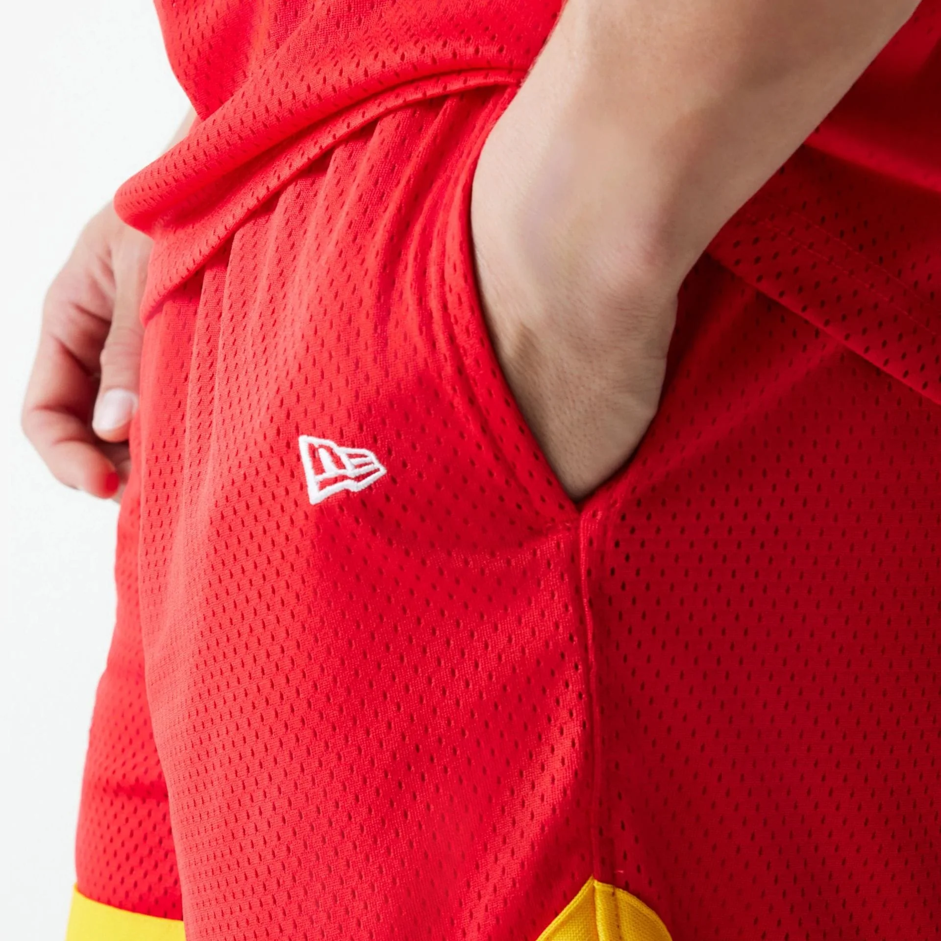 Kansas City Chiefs NFL Mesh Red Shorts - Image 4