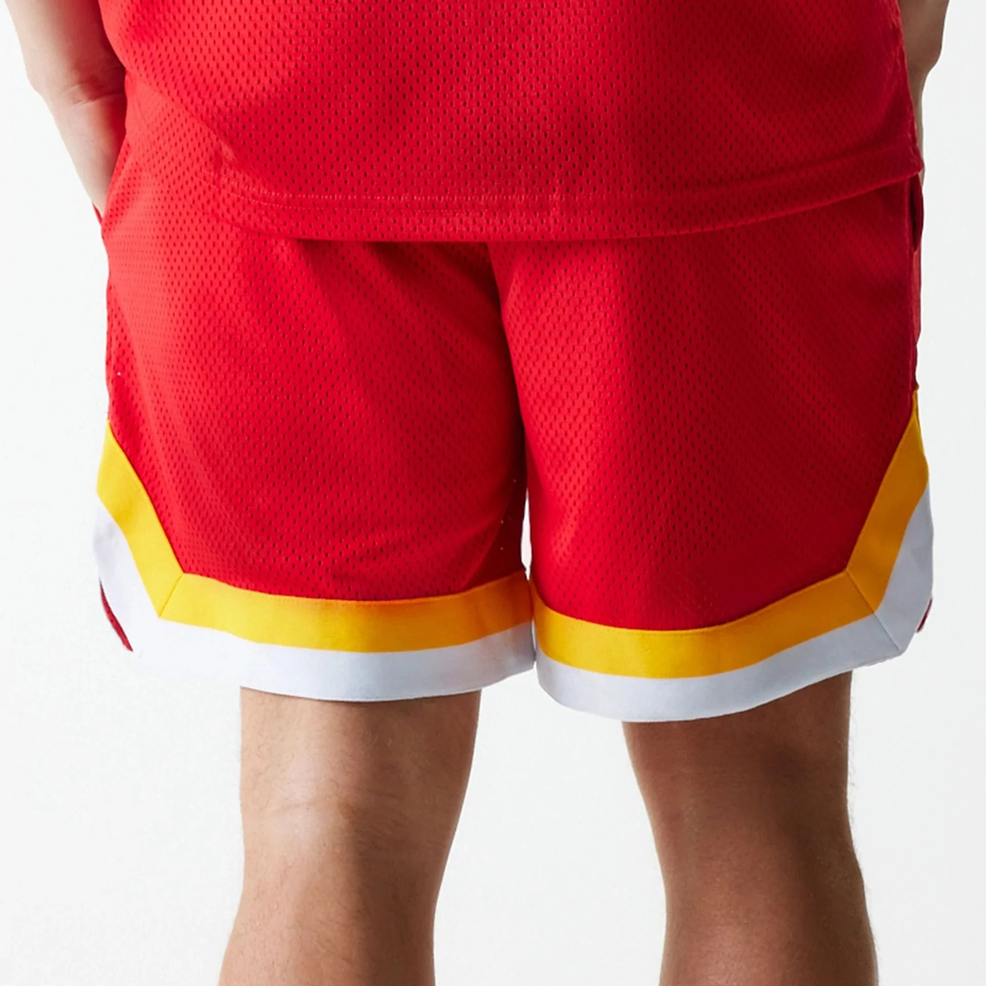 Kansas City Chiefs NFL Mesh Red Shorts - Image 6