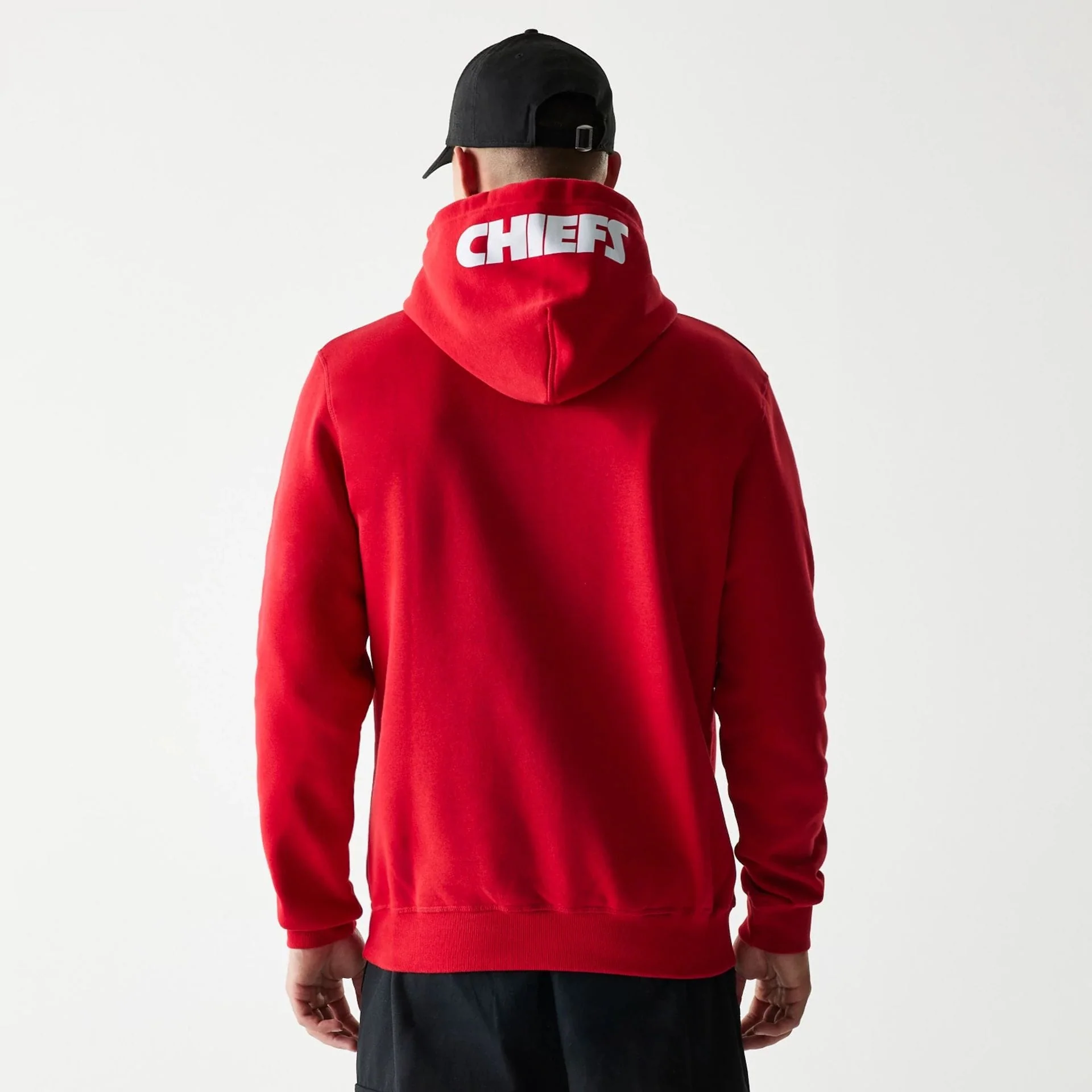 Kansas City Chiefs NFL Throwback Red Pullover Hoodie - Image 2