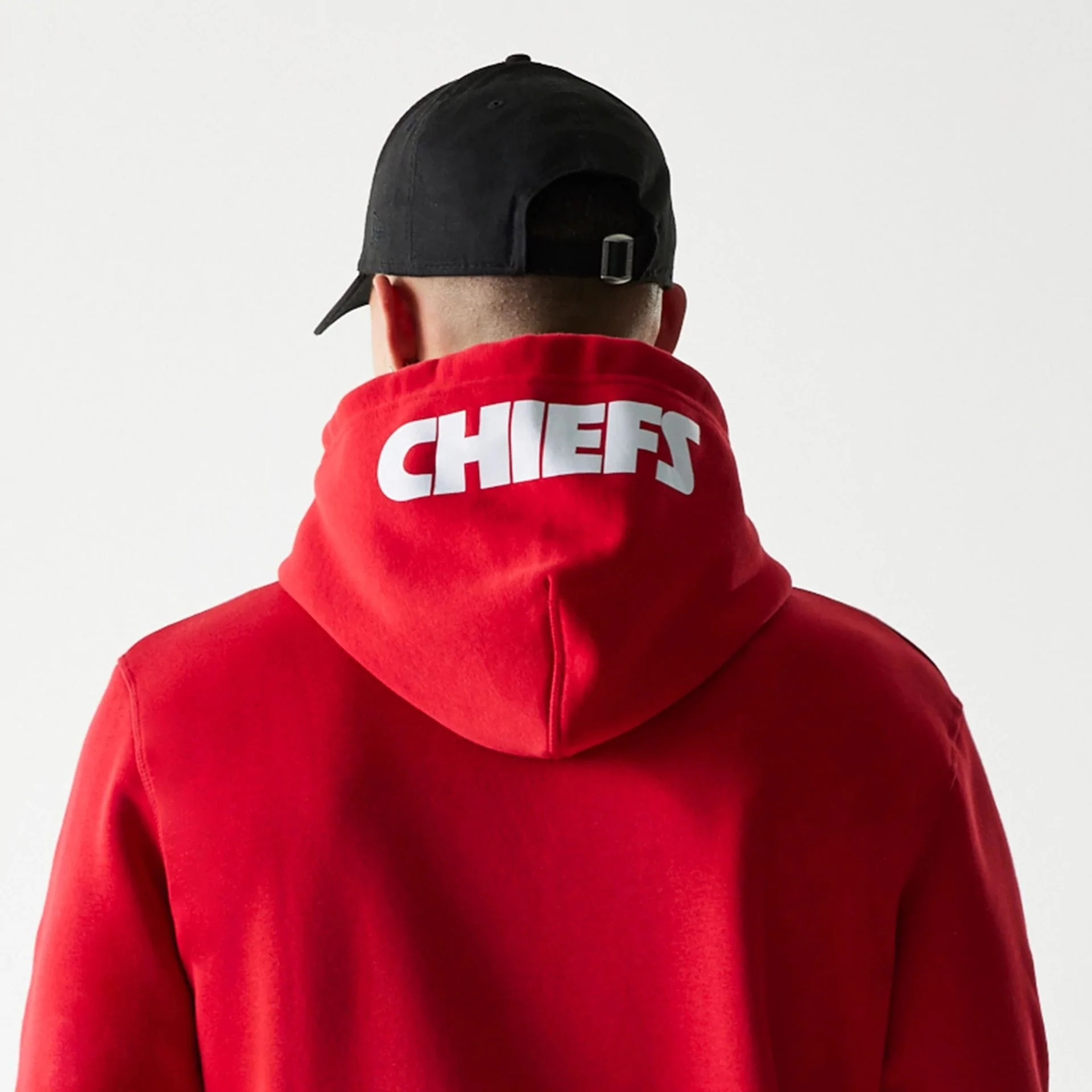 Kansas City Chiefs NFL Throwback Red Pullover Hoodie - Image 5