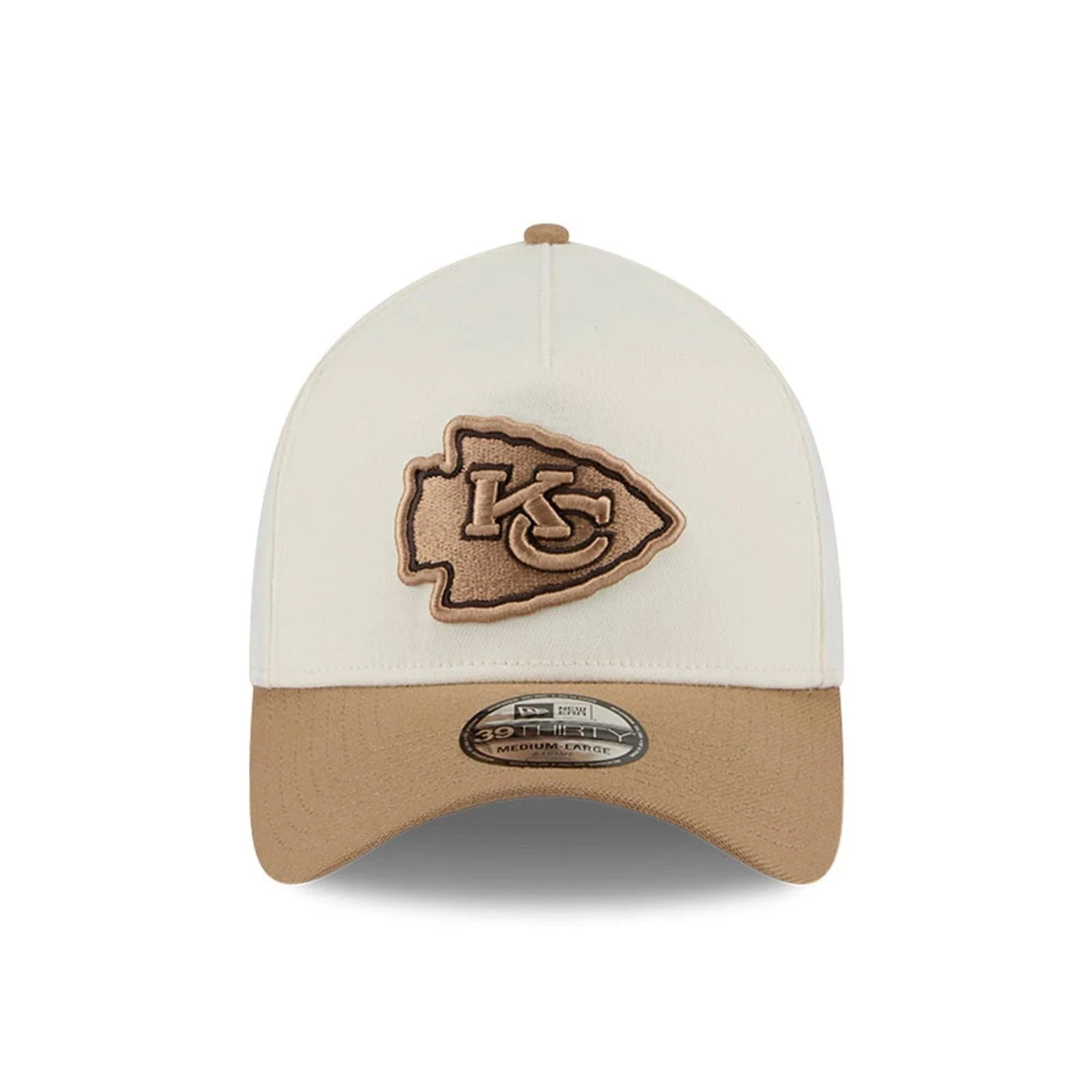 Kansas City Chiefs NFL White 39THIRTY A-Frame Stretch Fit Cap - Image 3