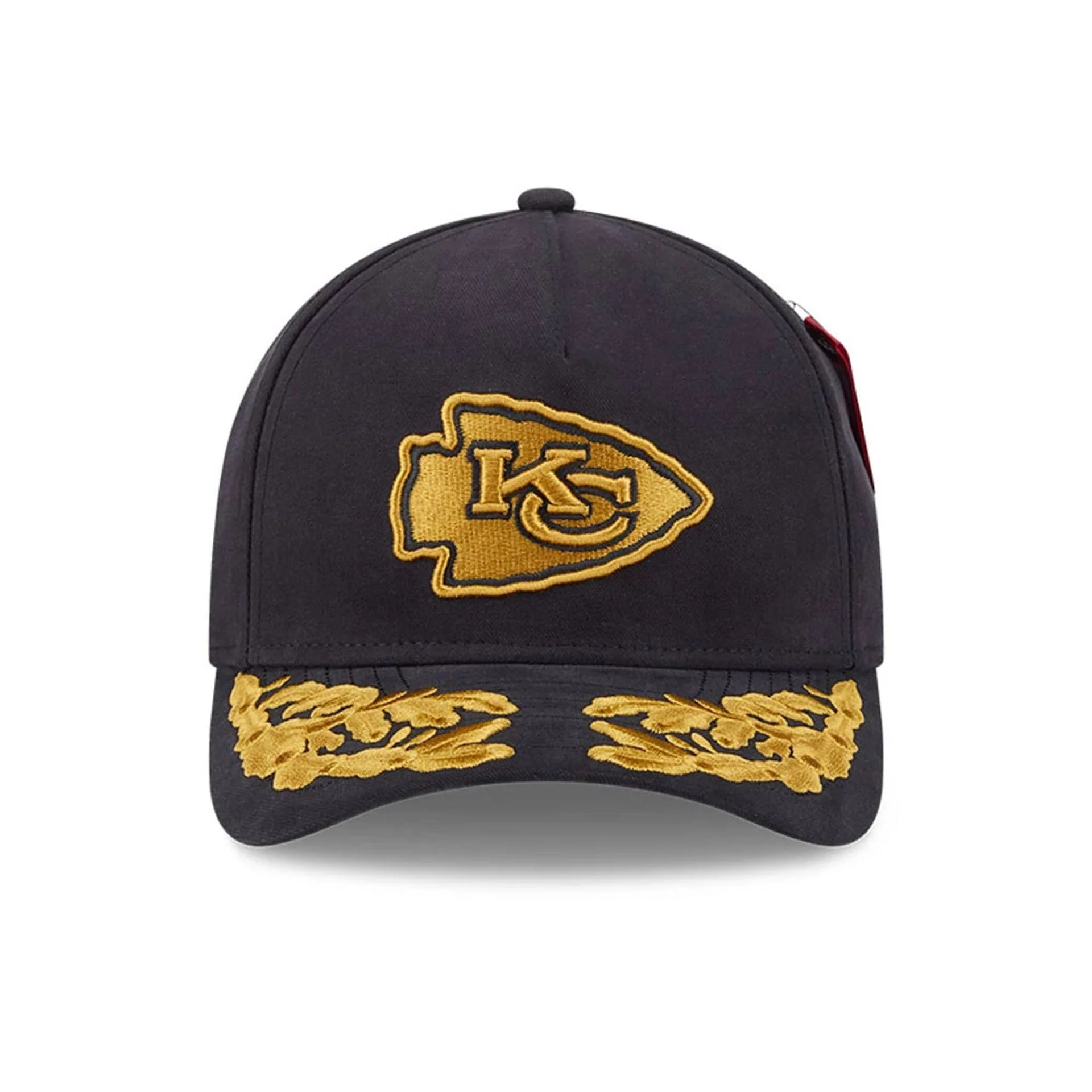 Kansas City Chiefs NFL x Alpha Black 9FORTY M-Crown A-Frame Adjustable Cap - Image 2