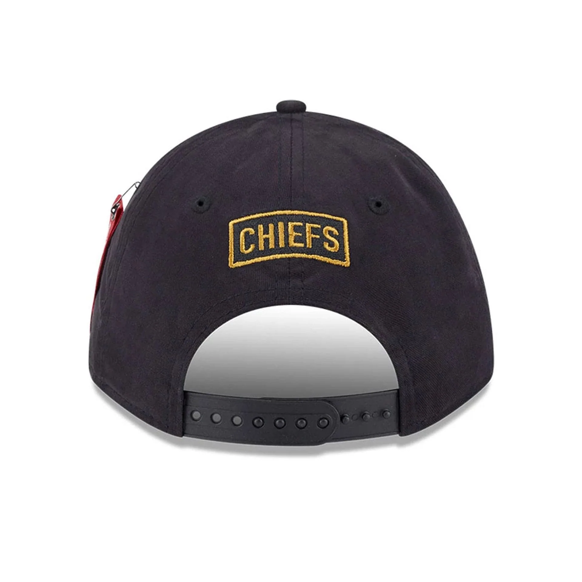 Kansas City Chiefs NFL x Alpha Black 9FORTY M-Crown A-Frame Adjustable Cap - Image 4