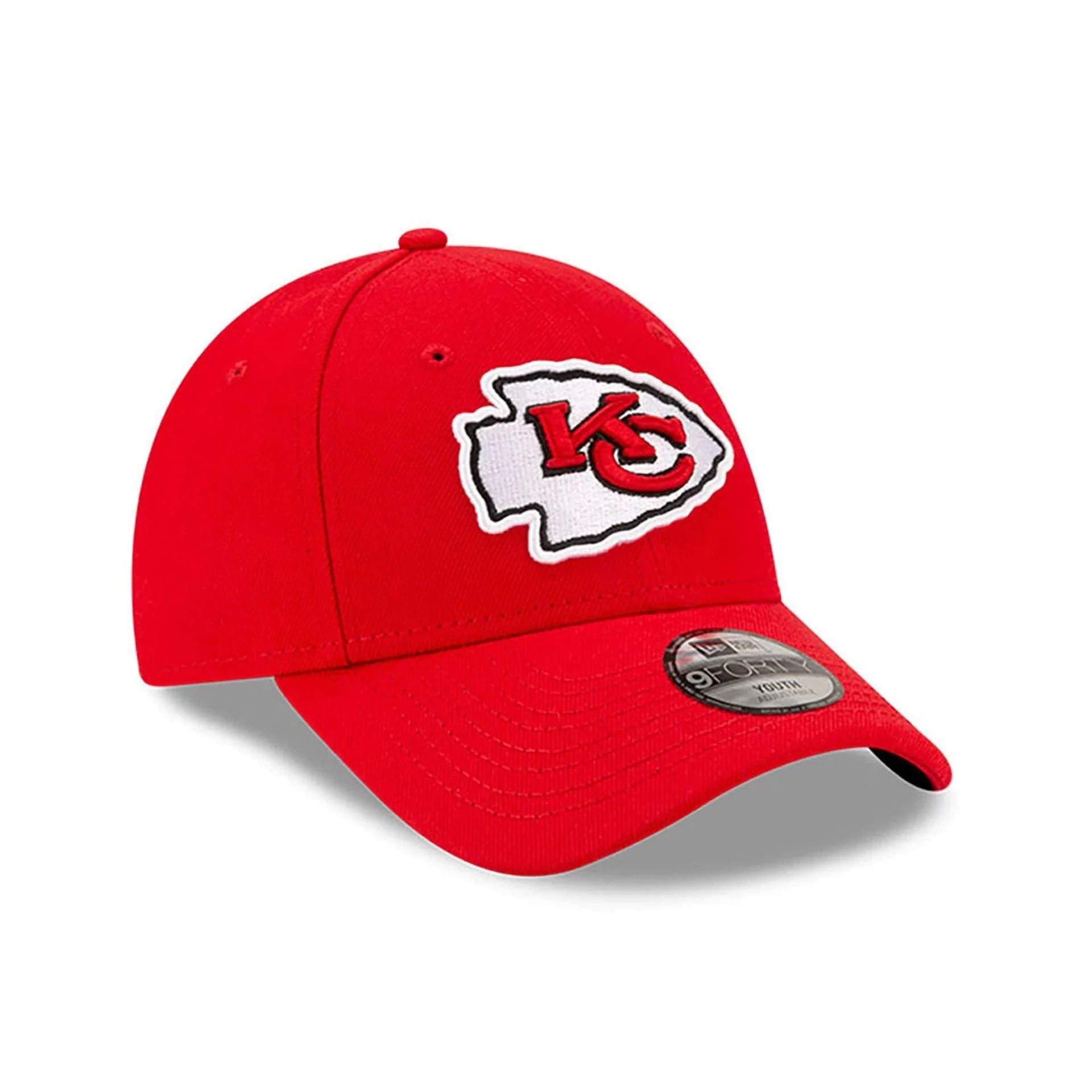 Kansas City Chiefs Youth The League Red 9FORTY Adjustable Cap - Image 3