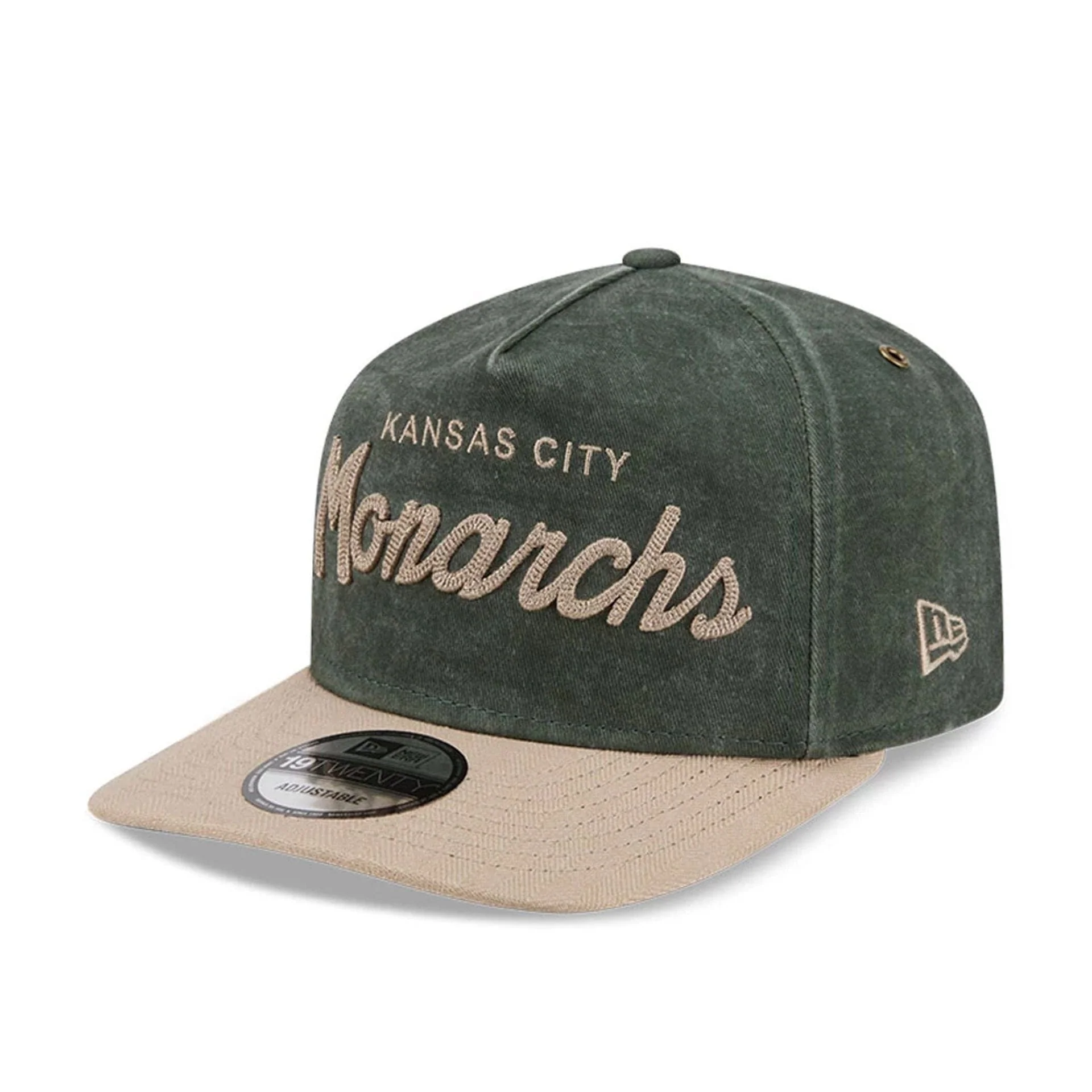 Kansas City Monarchs MLB Negro League Dark Green 19TWENTY Adjustable Cap - Image 4