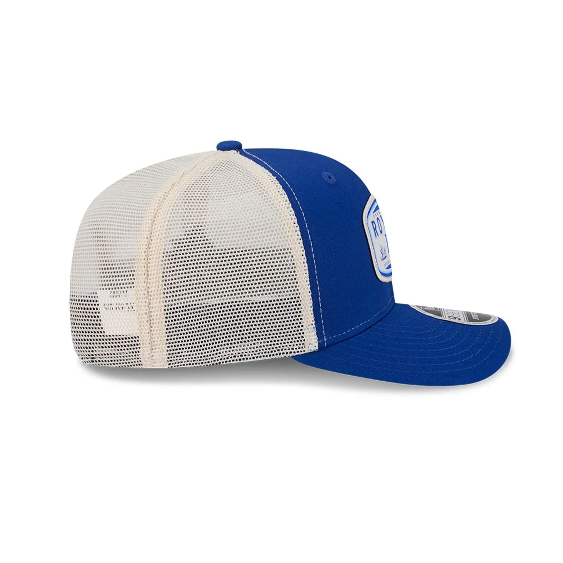 Kansas City Royals MLB Patch Blue 9SEVENTY Stretch Snap Adjustable Cap - Image 6