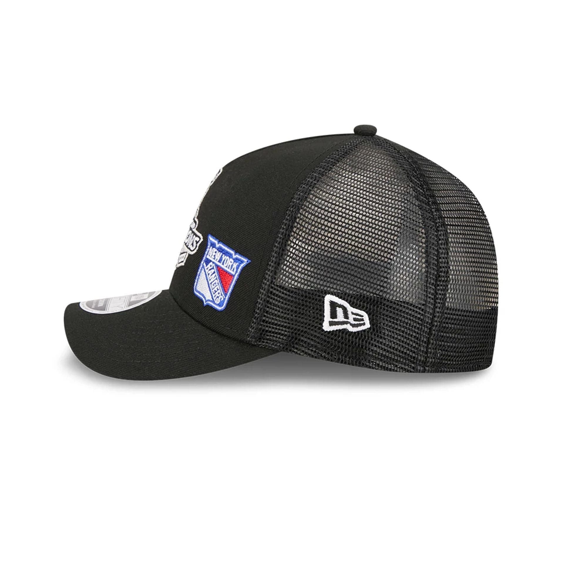 Kings NHL Stanley Cup Black 9FORTY M-Crown A-Frame Trucker Adjustable Cap - Image 4
