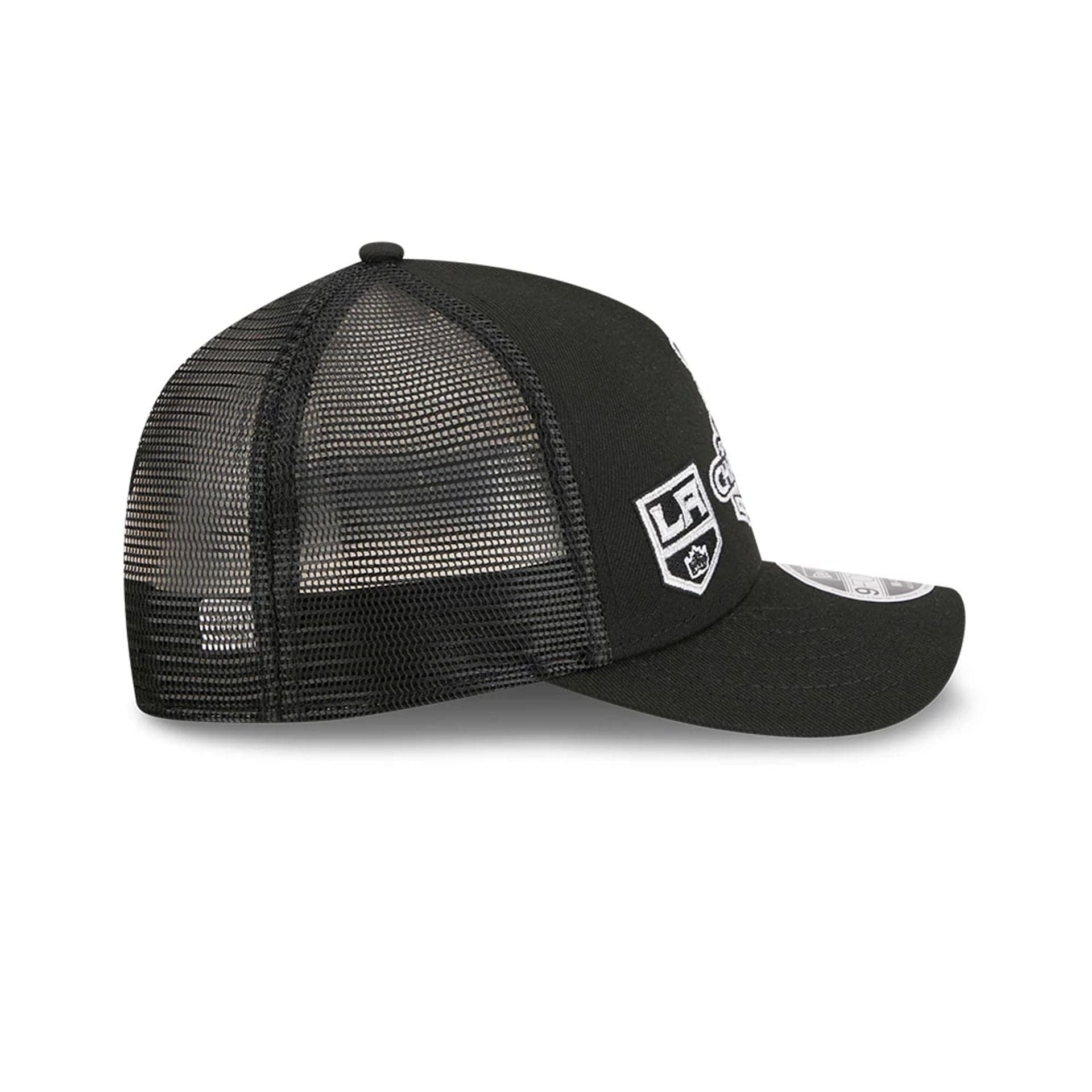 Kings NHL Stanley Cup Black 9FORTY M-Crown A-Frame Trucker Adjustable Cap - Image 5