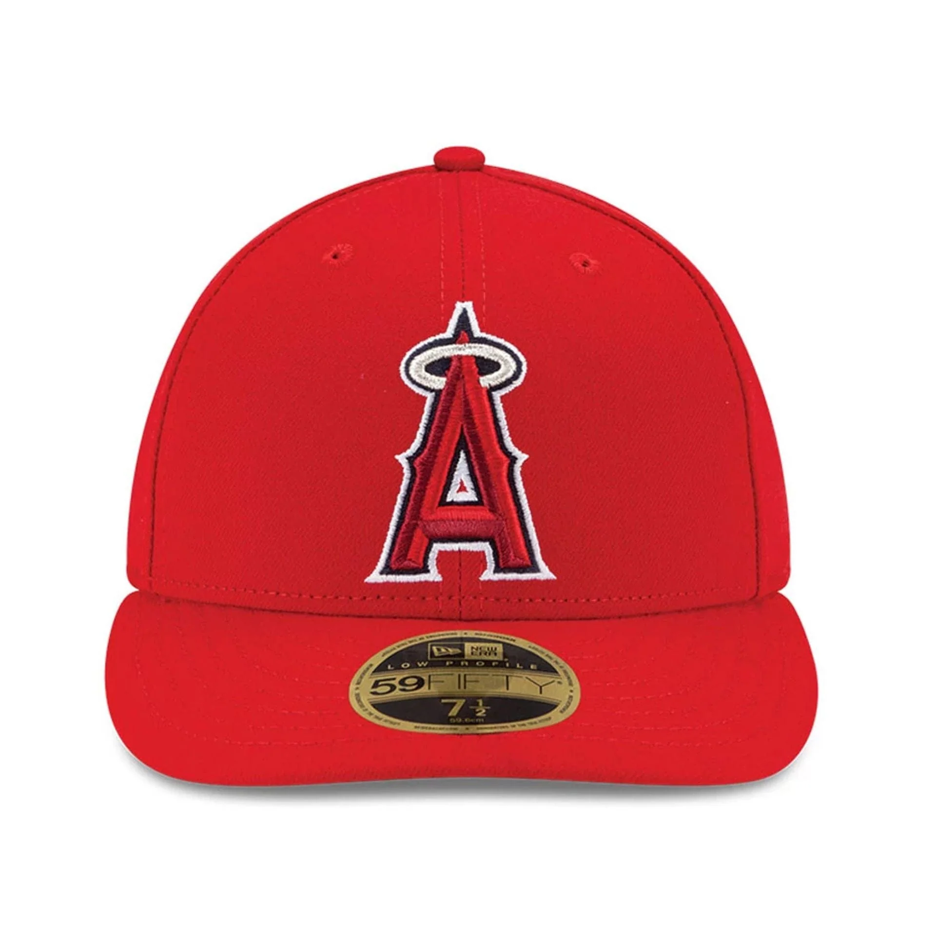 LA Angels Authentic Collection Red Low Profile 59FIFTY Fitted Cap - Image 2