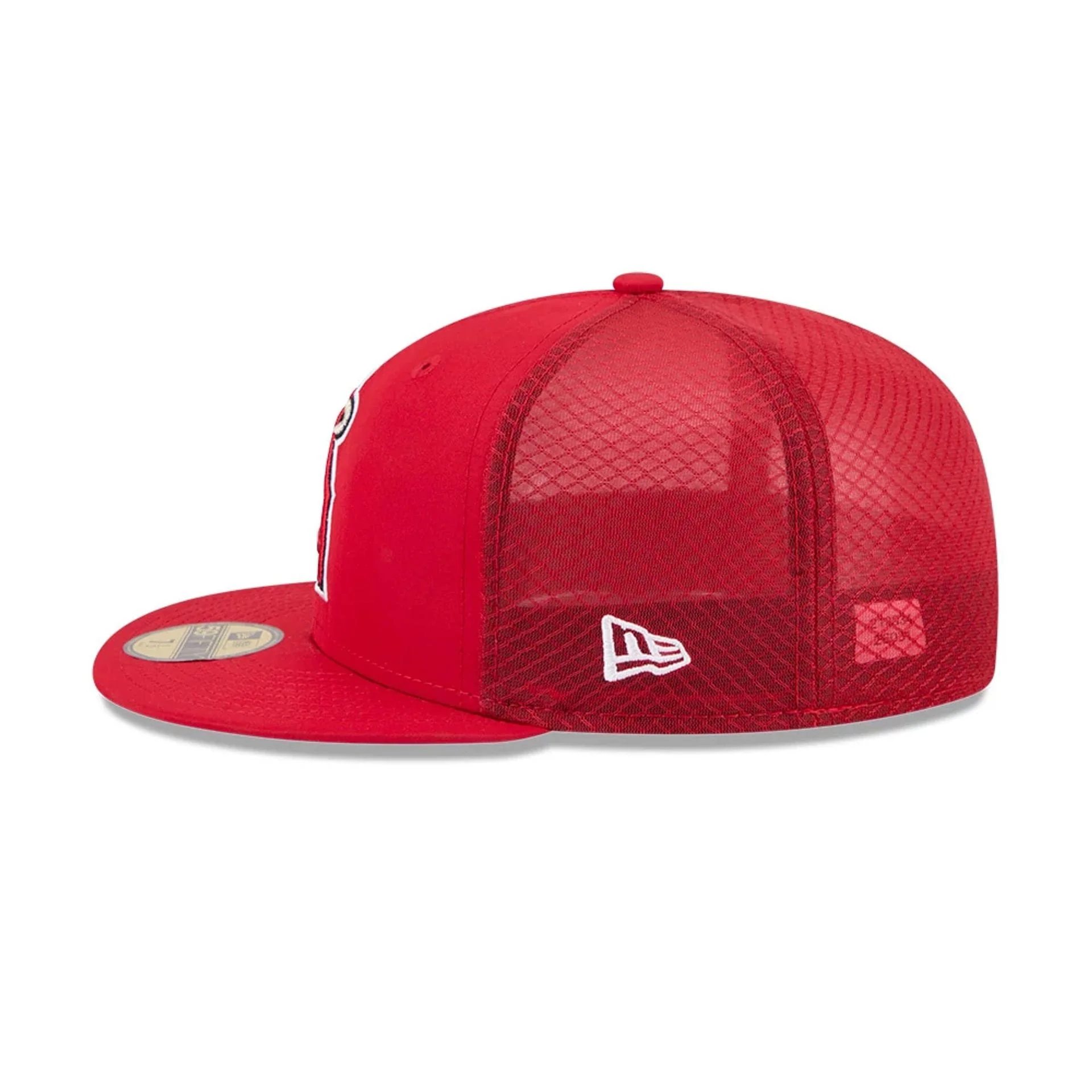 LA Angels MLB Batting Practice 2026 Red 59FIFTY Fitted Cap - Image 5
