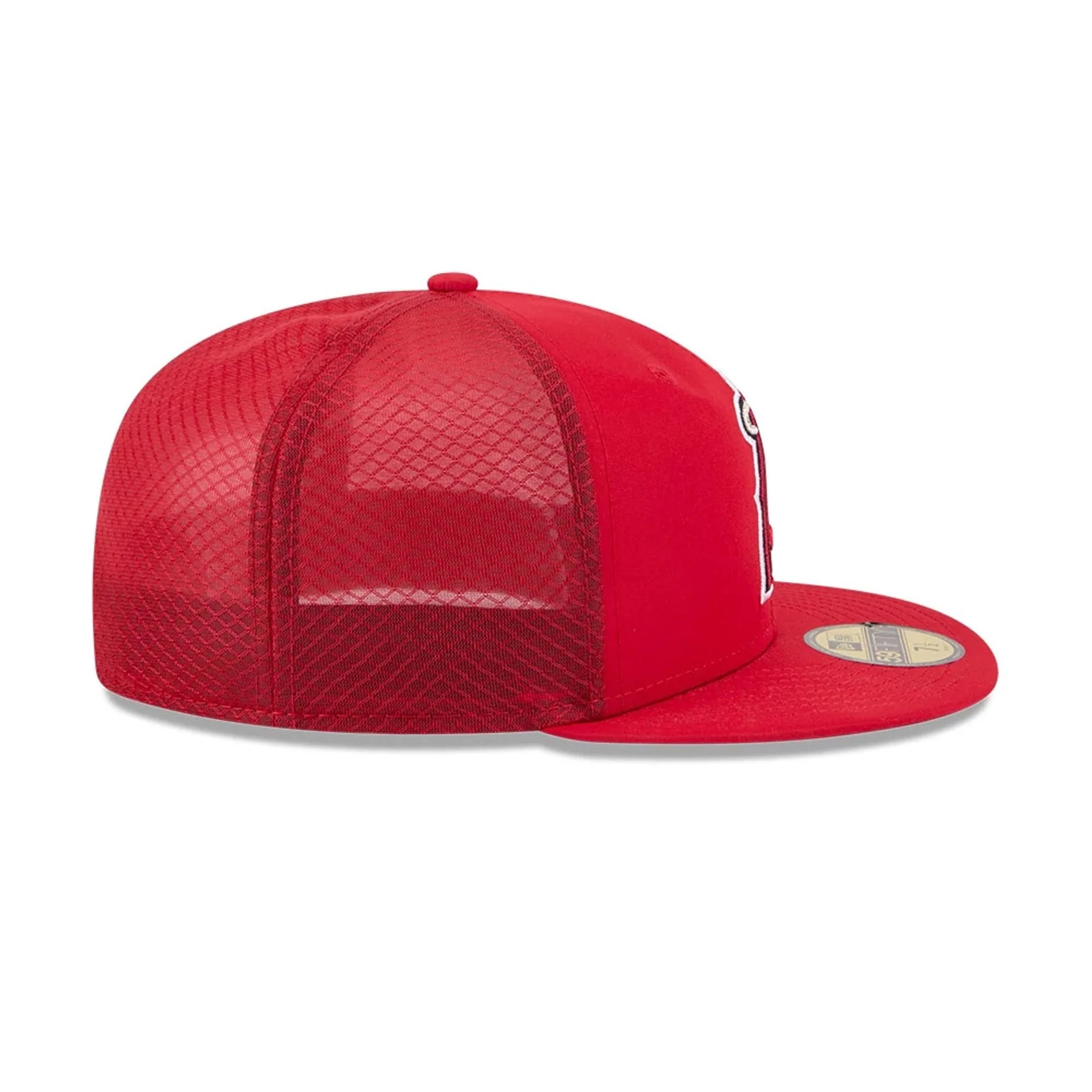 LA Angels MLB Batting Practice 2026 Red 59FIFTY Fitted Cap - Image 6