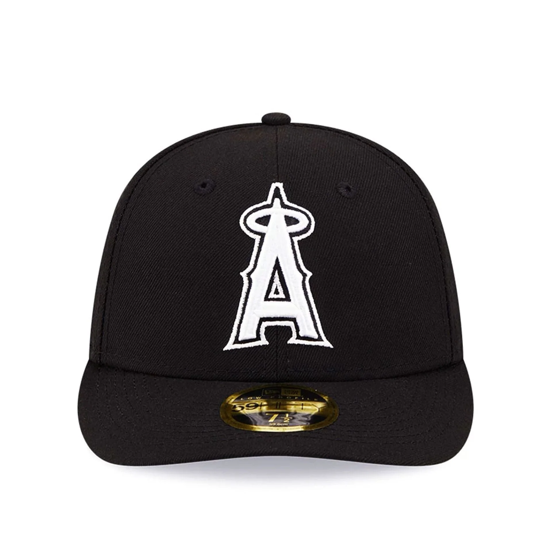 LA Angels MLB Black Low Profile 59FIFTY Fitted Cap - Image 3
