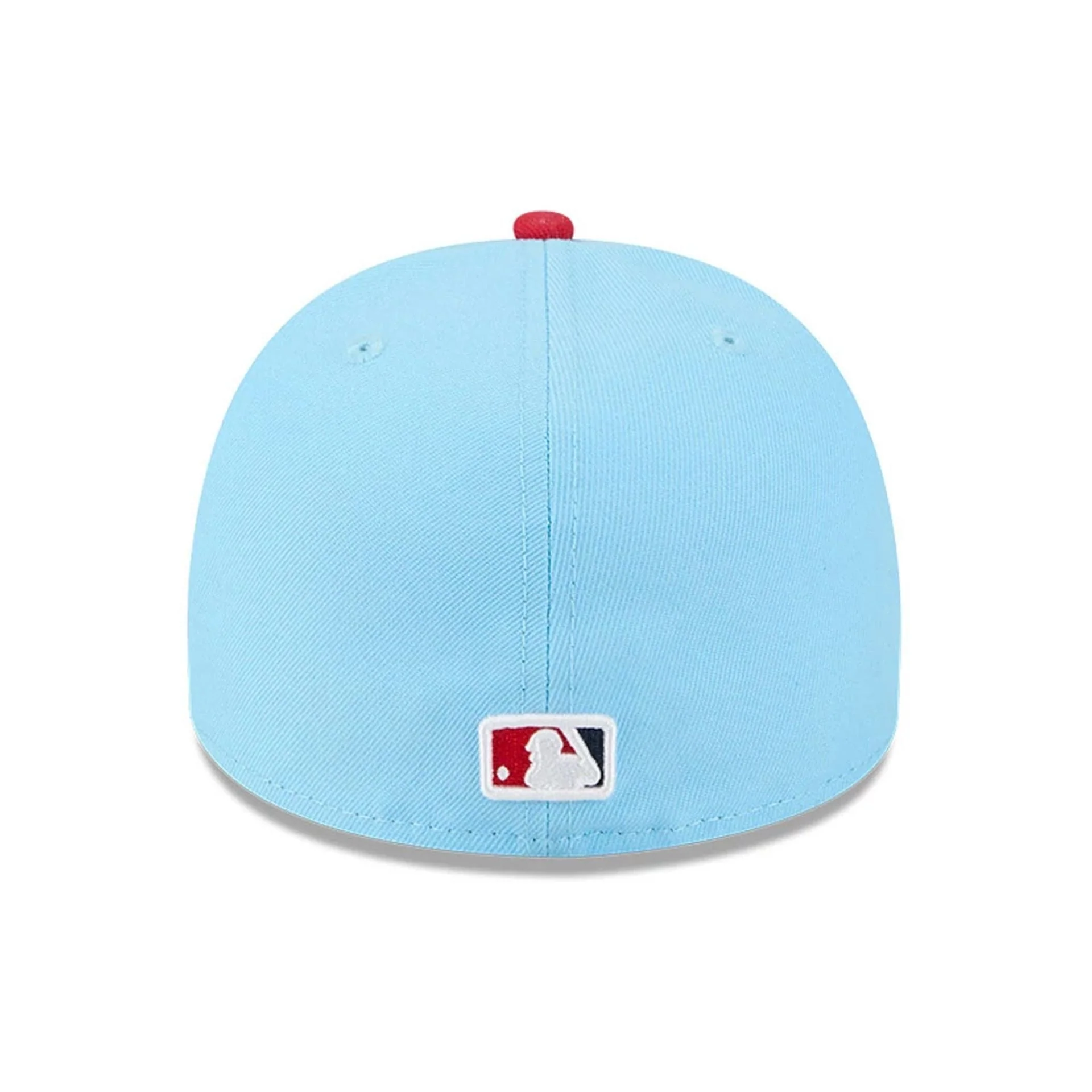 LA Angels MLB Cartoon Light Blue 59FIFTY A-Frame Fitted Cap - Image 7