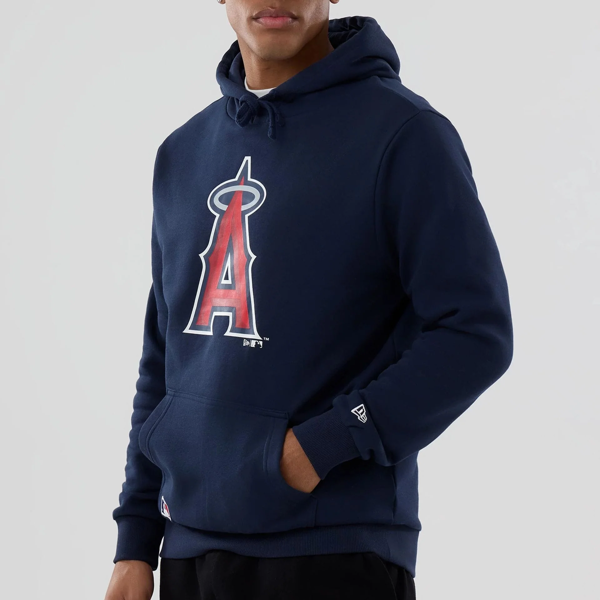 LA Angels MLB Dark Blue Pullover Hoodie - Image 3