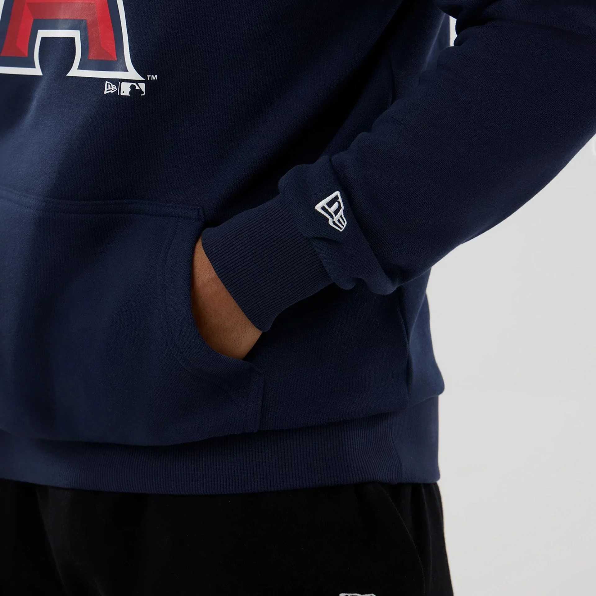 LA Angels MLB Dark Blue Pullover Hoodie - Image 5