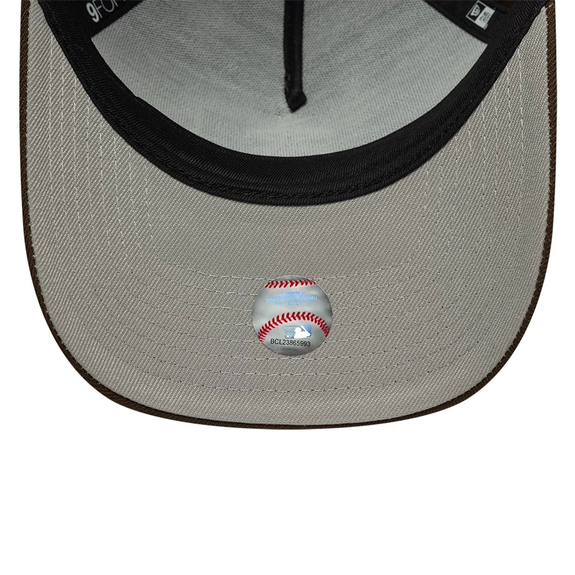 LA Angels MLB Dark Brown 9FORTY A-Frame Adjustable Cap - Image 2