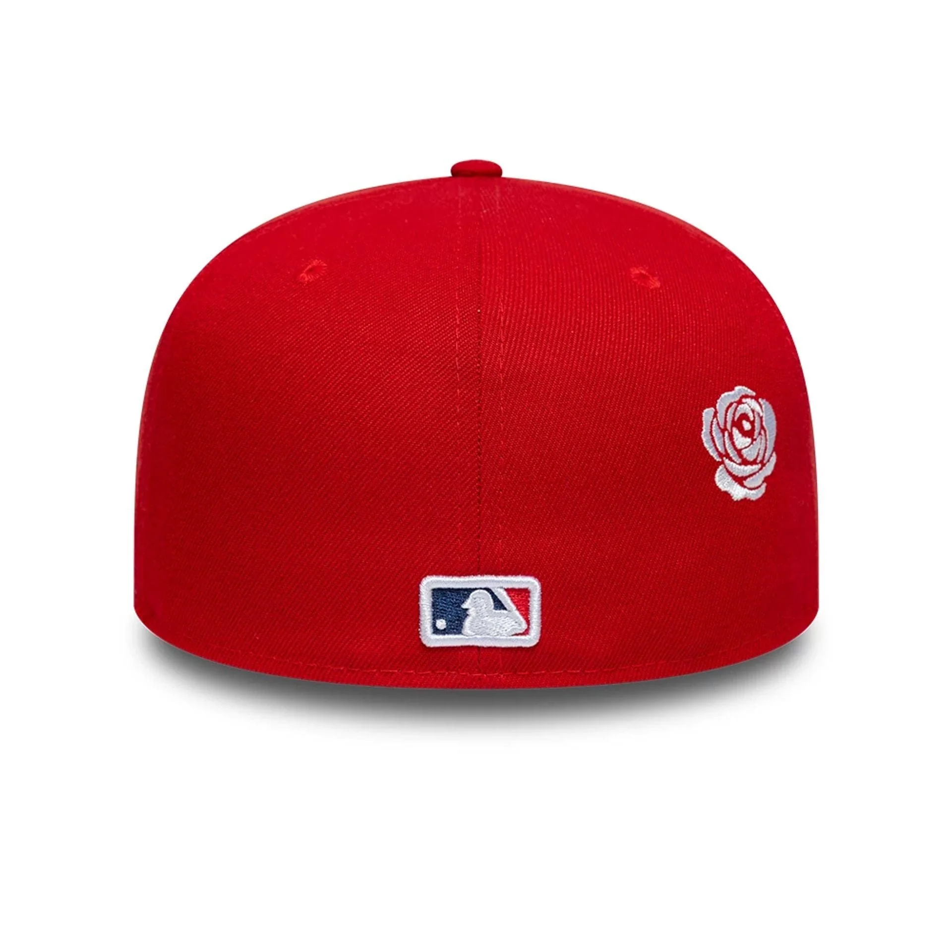 LA Angels MLB Faux Pearl Icon Red 59FIFTY Fitted Cap - Image 4