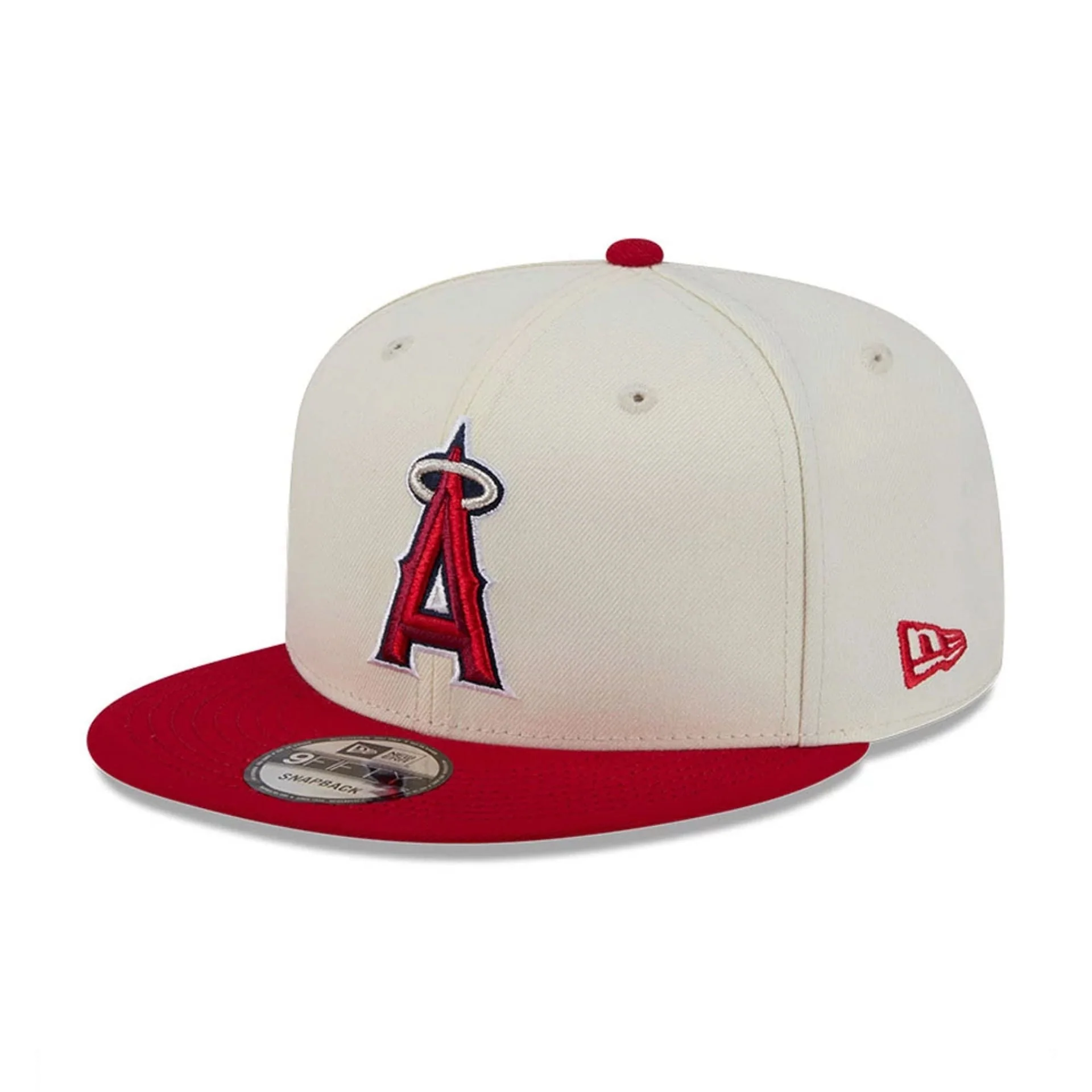 LA Angels MLB Localized White 9FIFTY Snapback Adjustable Cap - Image 4