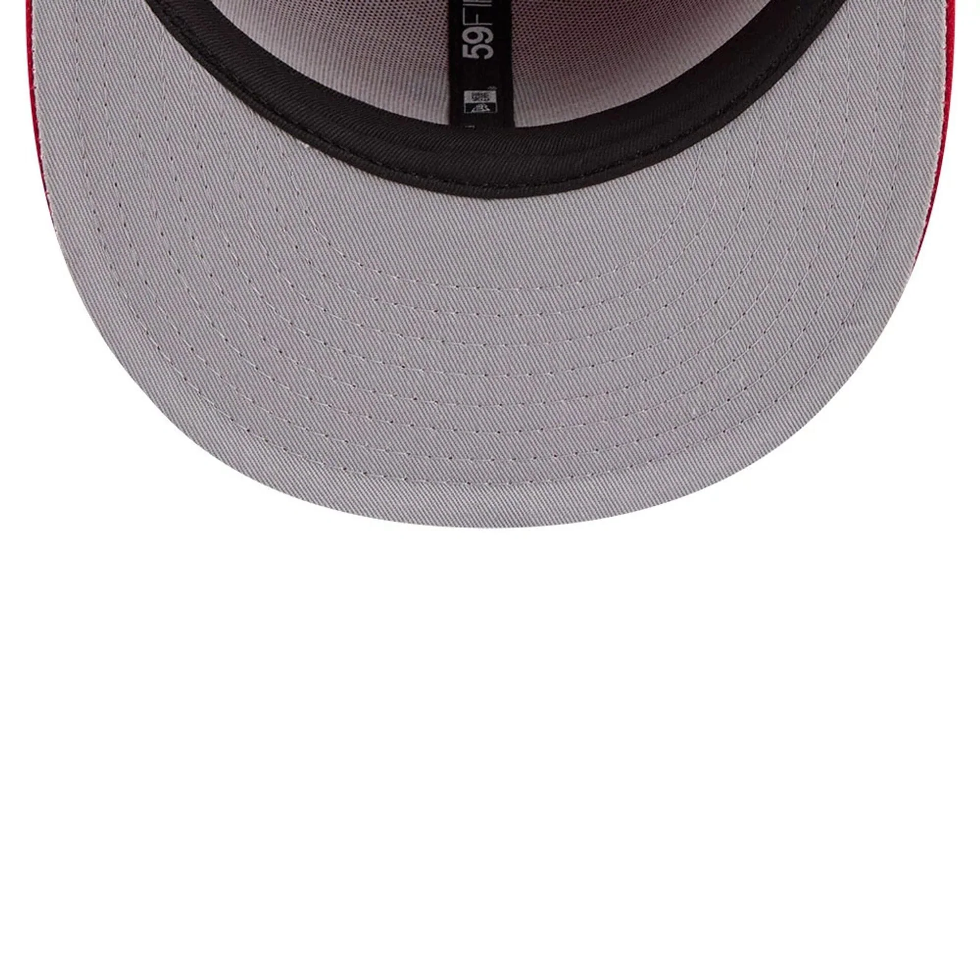 LA Angels MLB Script Red 59FIFTY Fitted Cap - Image 2