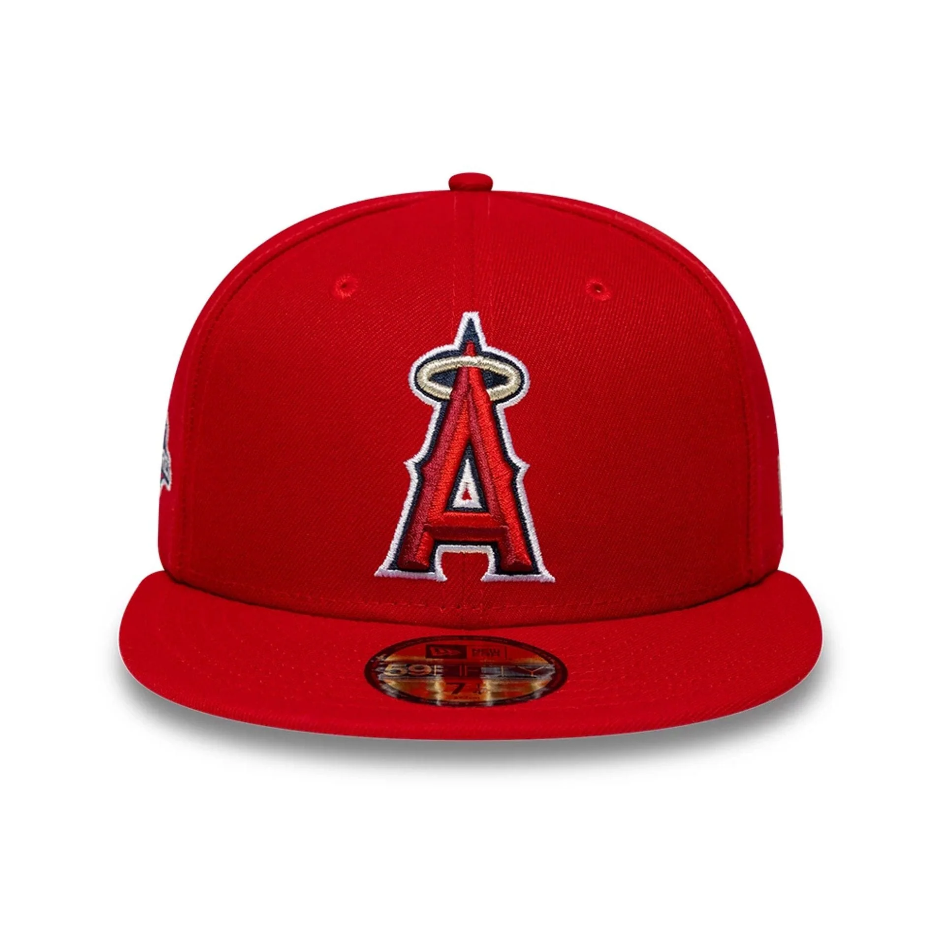 LA Angels MLB Sidepatch Red 59FIFTY Fitted Cap - Image 3