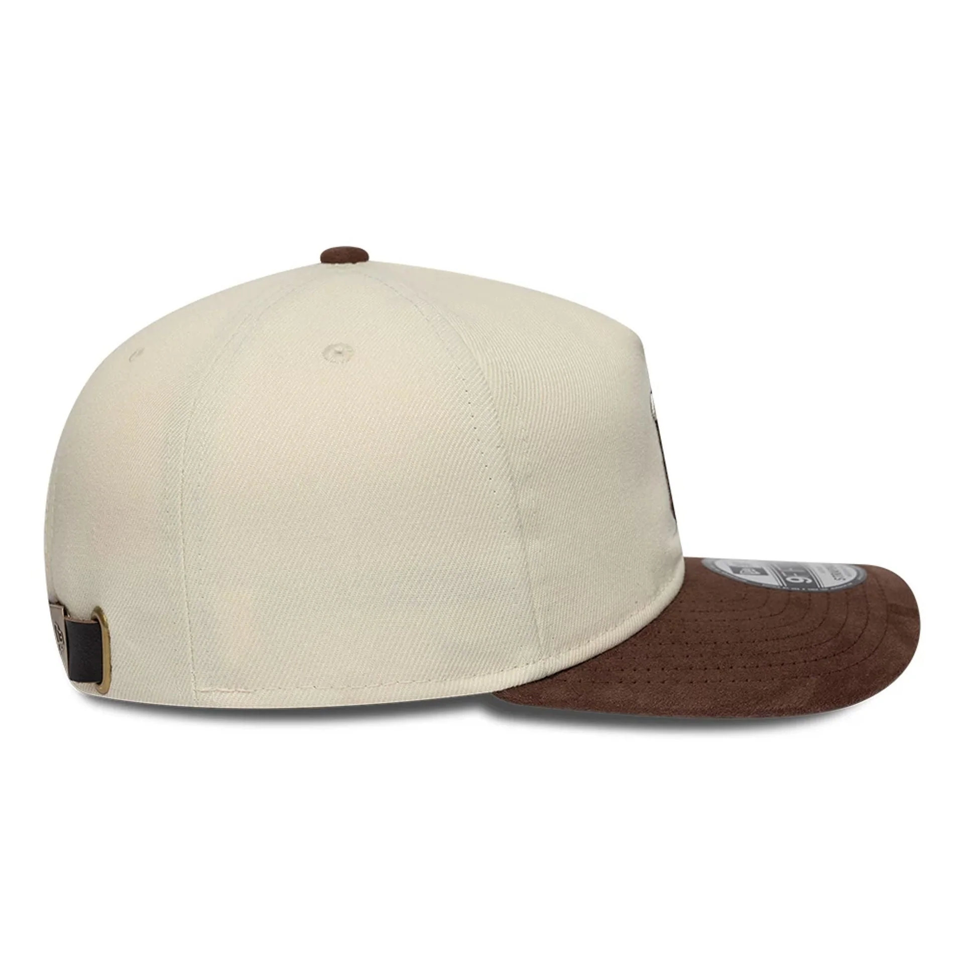 LA Angels MLB Suede Visor Cream 9FIFTY A-Frame Adjustable Cap - Image 6