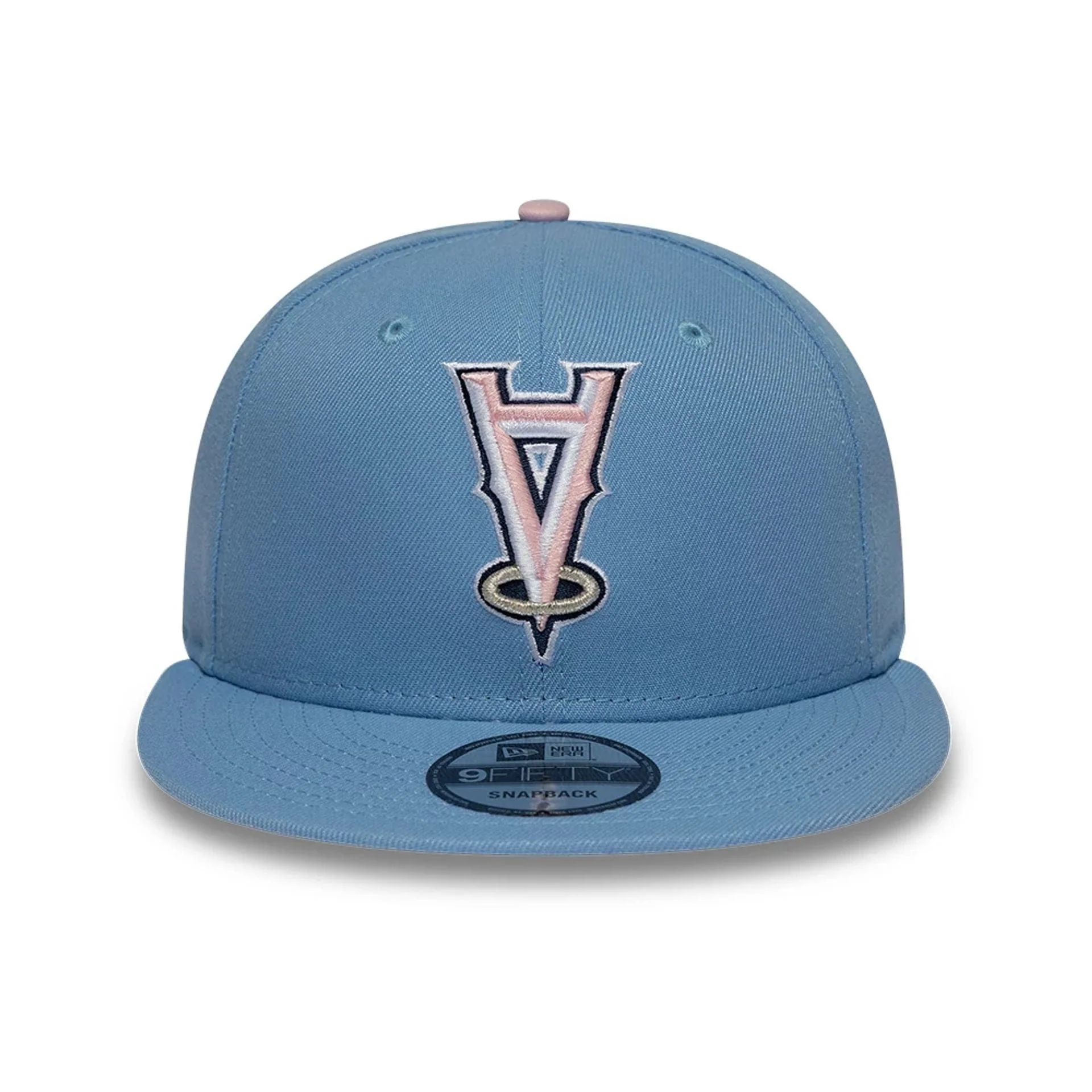 LA Angels MLB Upside Down Pastel Blue 9FIFTY Snapback Cap - Image 3