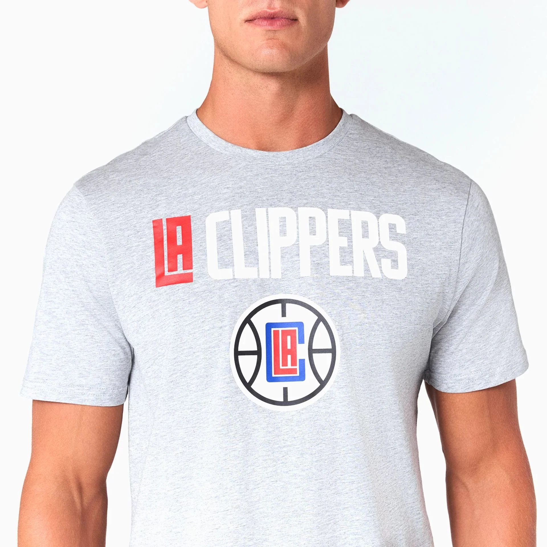 LA Clippers NBA Grey T-Shirt - Image 2