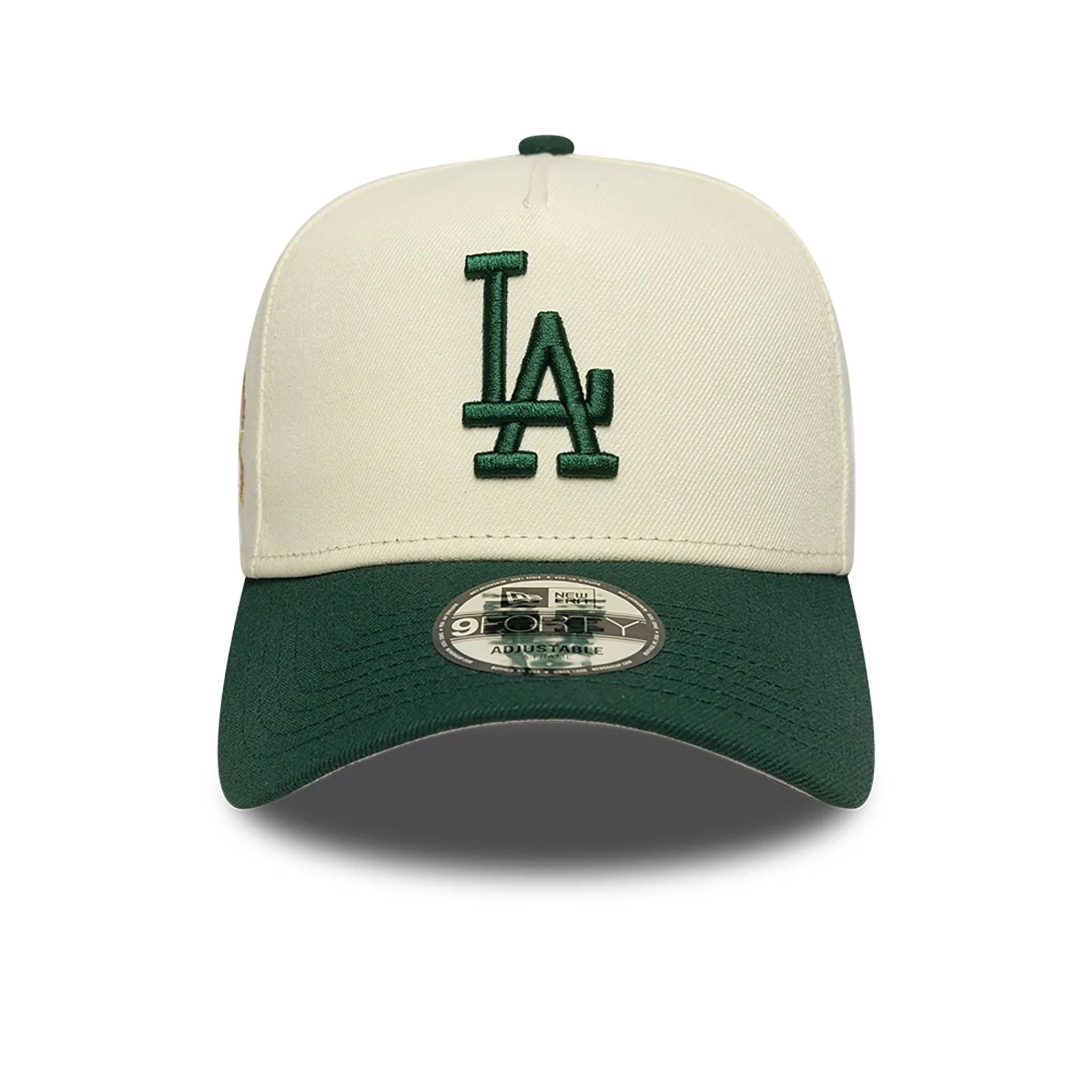 LA Dodgers Chrome White And Dark Green 9FORTY A-Frame Adjustable Cap - Image 3