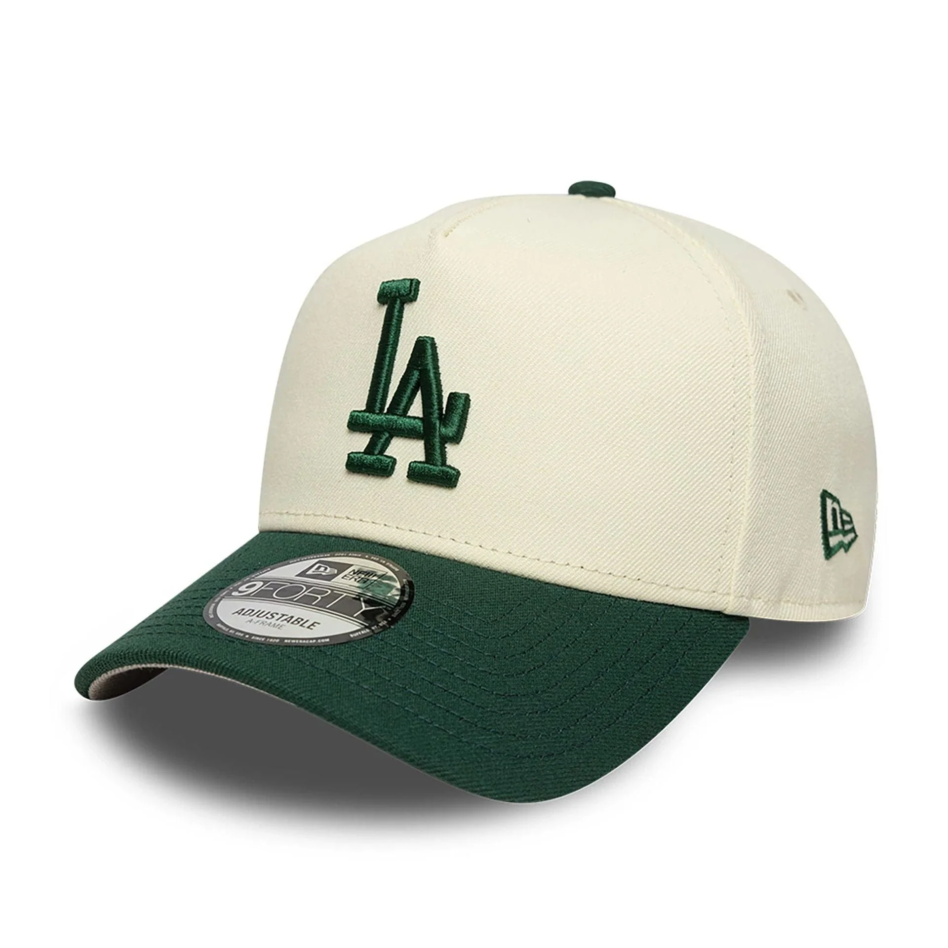 LA Dodgers Chrome White And Dark Green 9FORTY A-Frame Adjustable Cap - Image 4