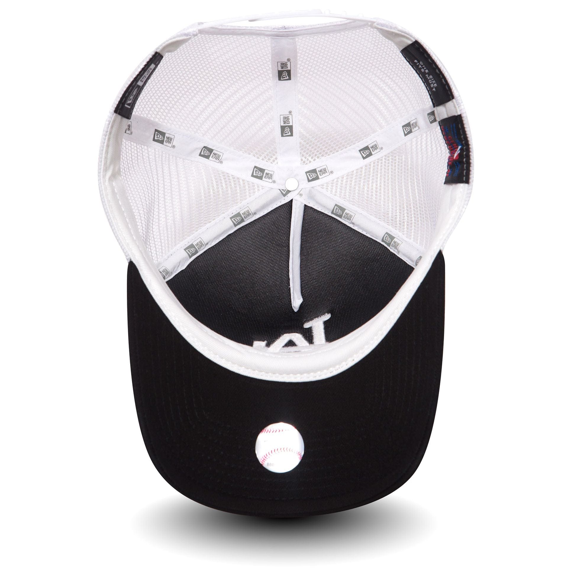 LA Dodgers Clean Black A-Frame Trucker Cap - Image 4