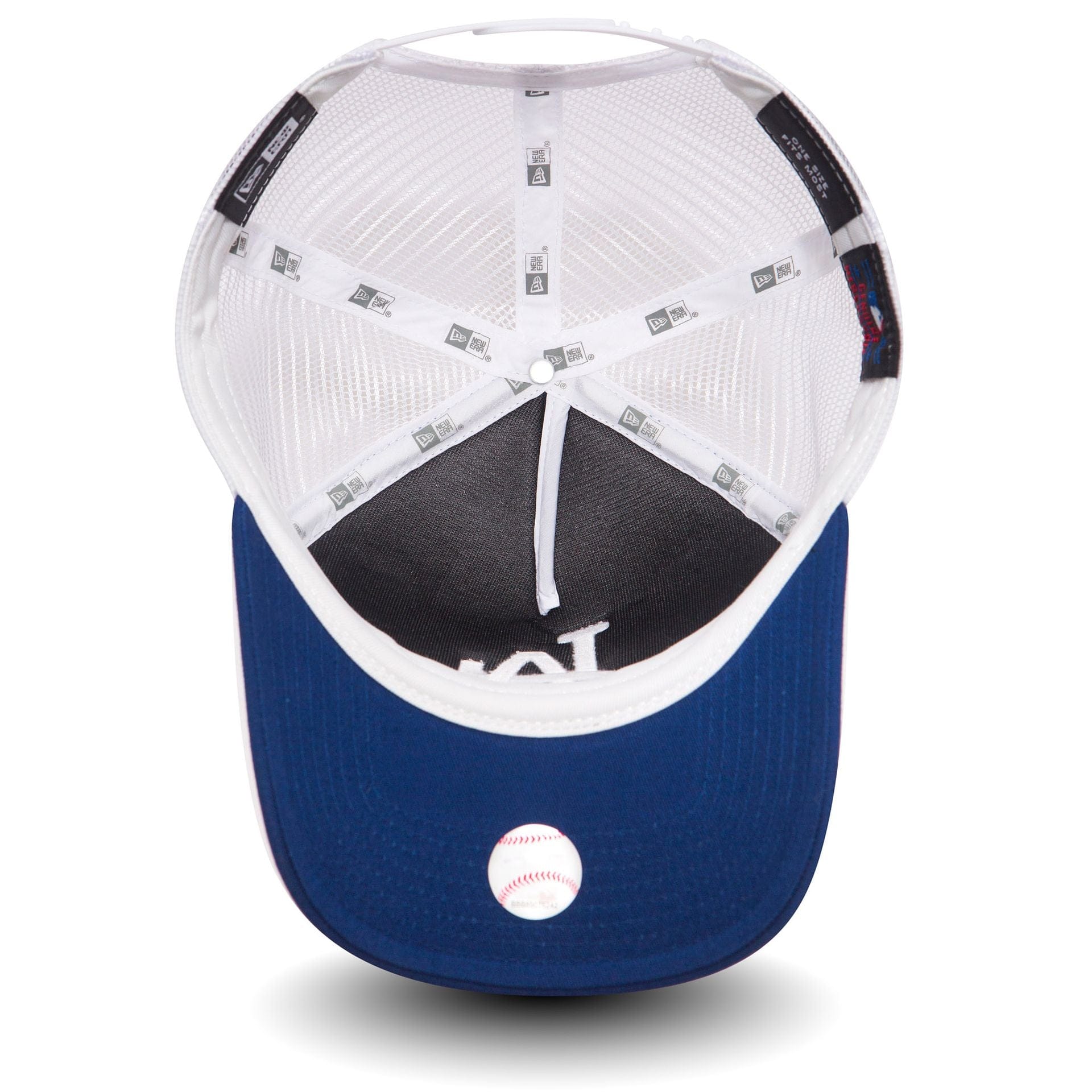 LA Dodgers Clean Blue A-Frame Trucker Cap - Image 4