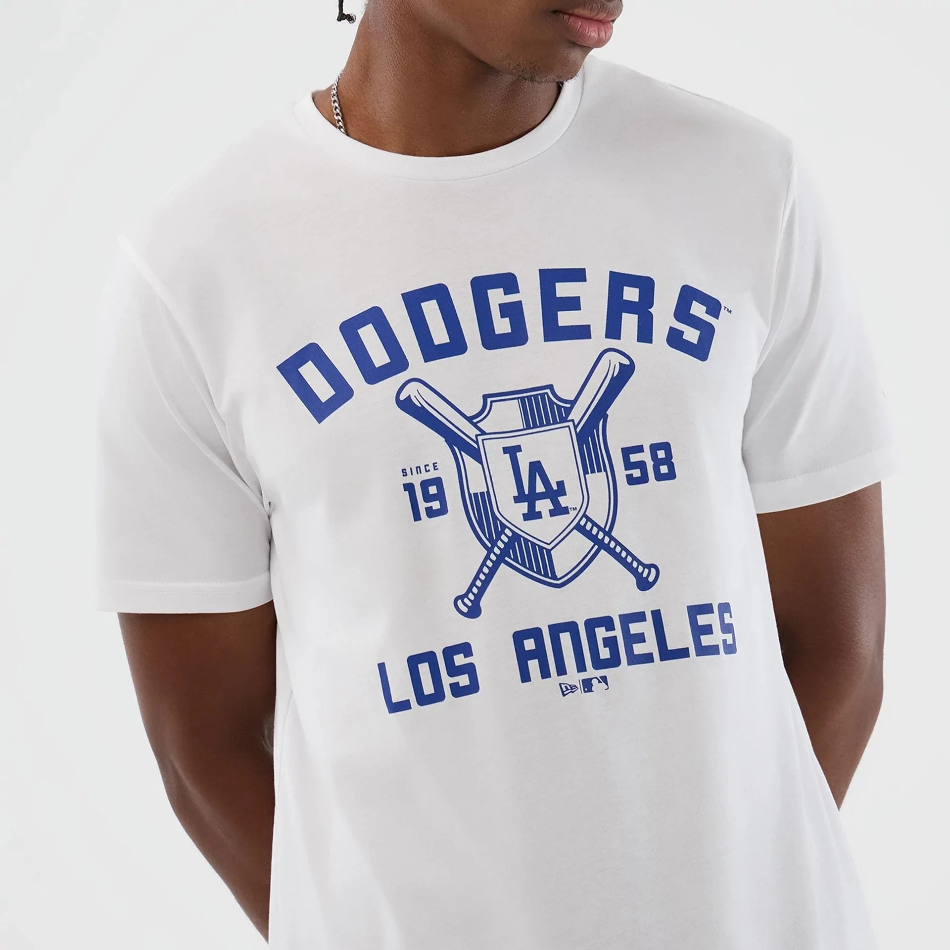 LA Dodgers MLB Back To School White T-Shirt - Image 4