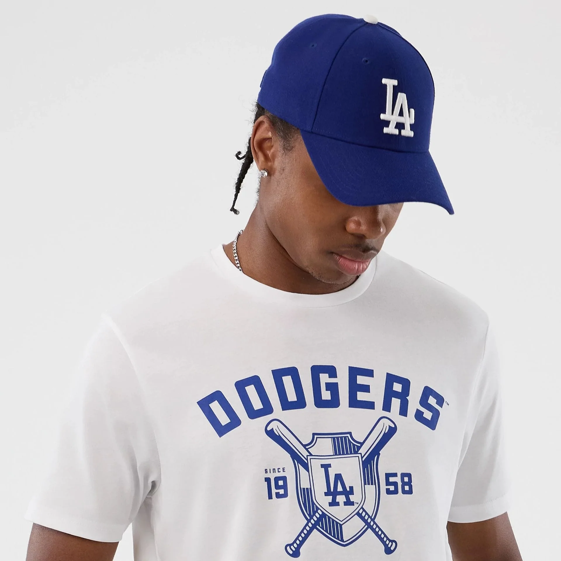LA Dodgers MLB Back To School White T-Shirt - Image 6