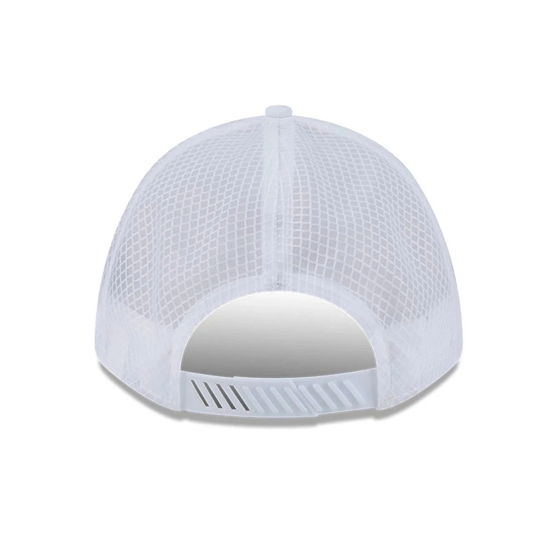 LA Dodgers MLB Badged White 9FORTY M-Crown A-Frame Trucker Adjustable Cap - Image 2